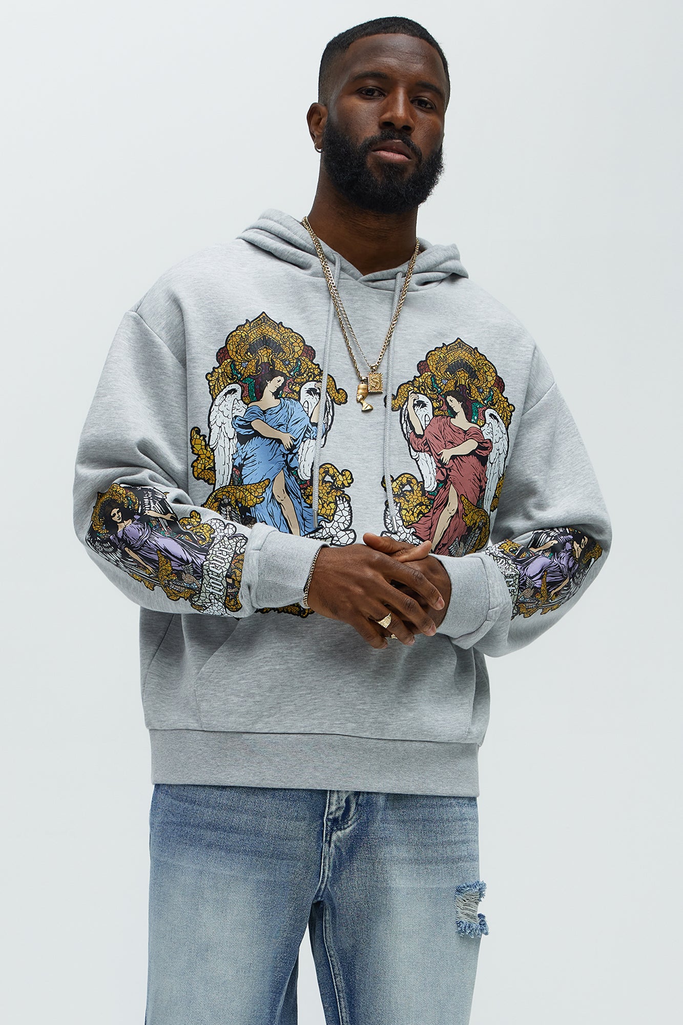 Tyson Favored Printed Hoodie