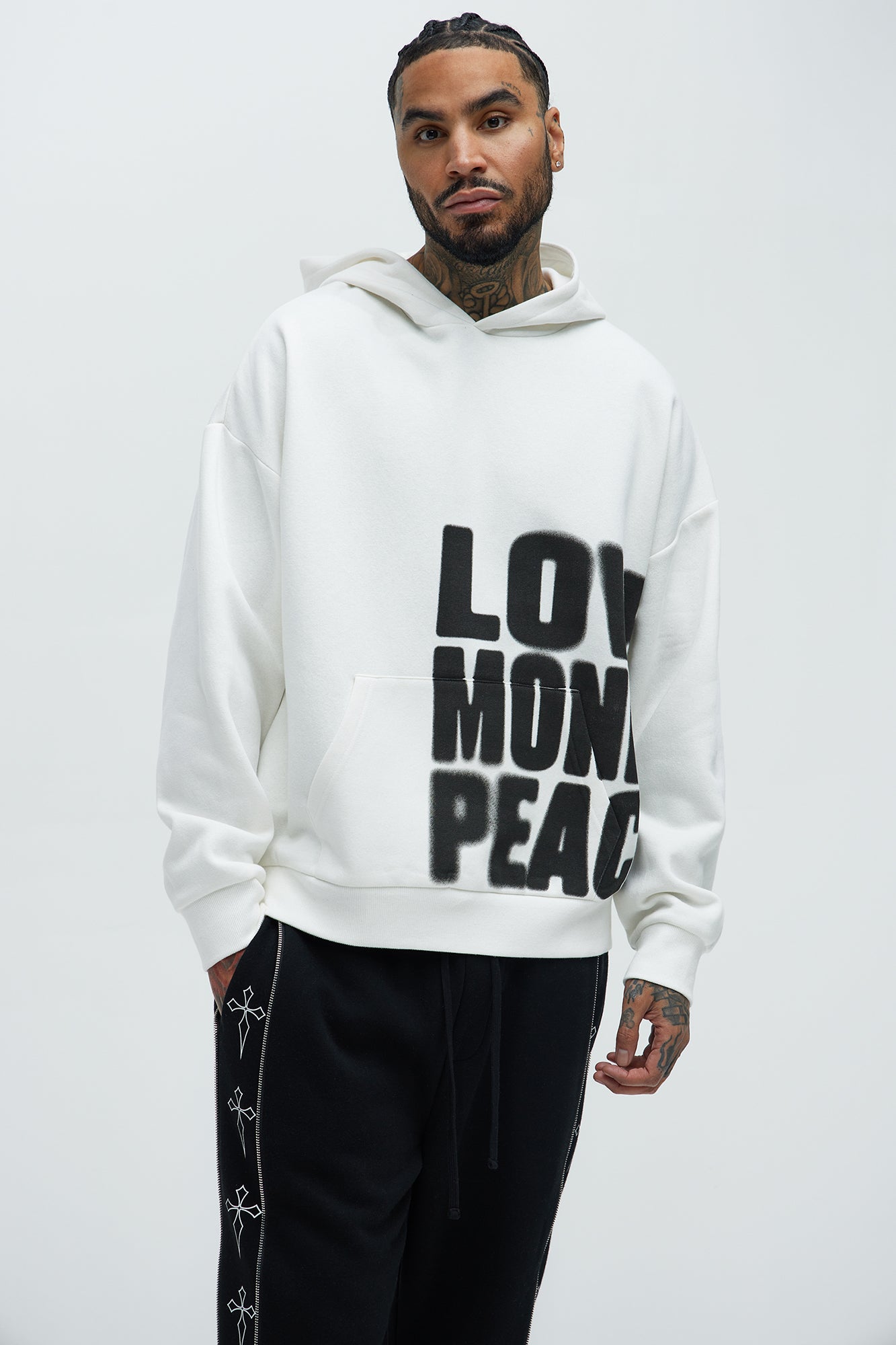 Tyson Spray Paint Oversized Hoodie