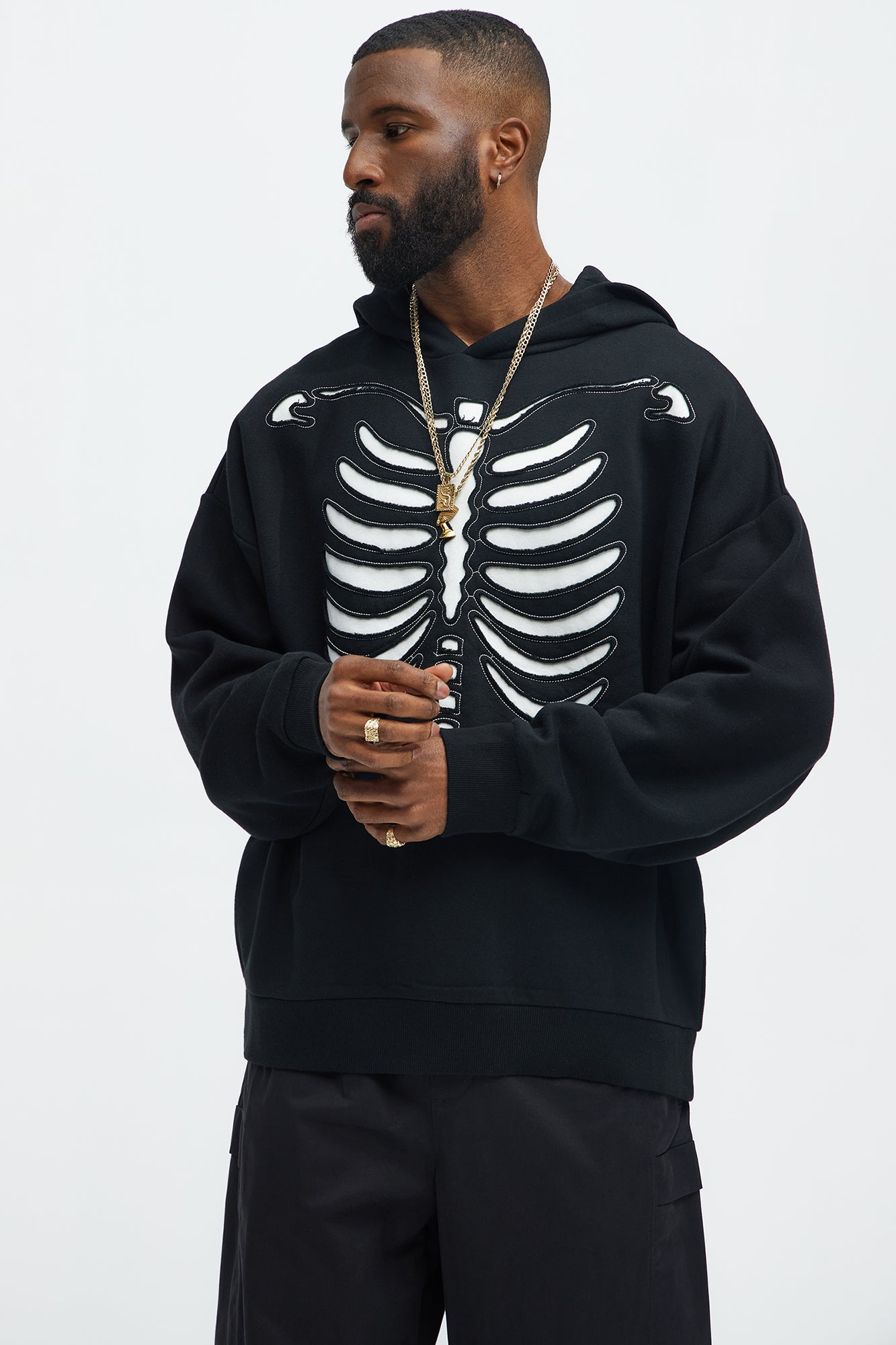 Tyson All Bones Oversized Hoodie