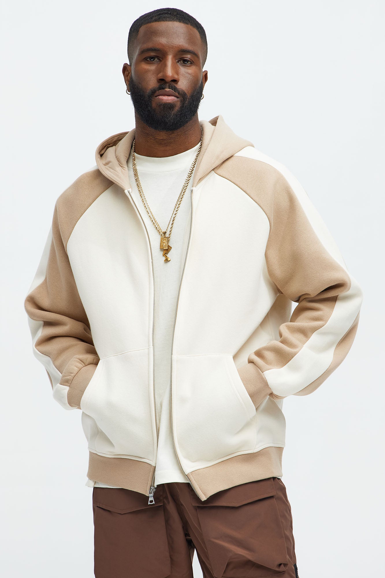 Tyson Entertaining Raglan Zip Up Hoodie