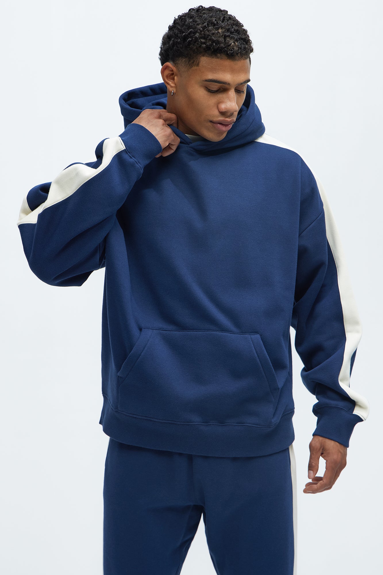 Tyson Heavyweight Oversized Striped Hoodie
