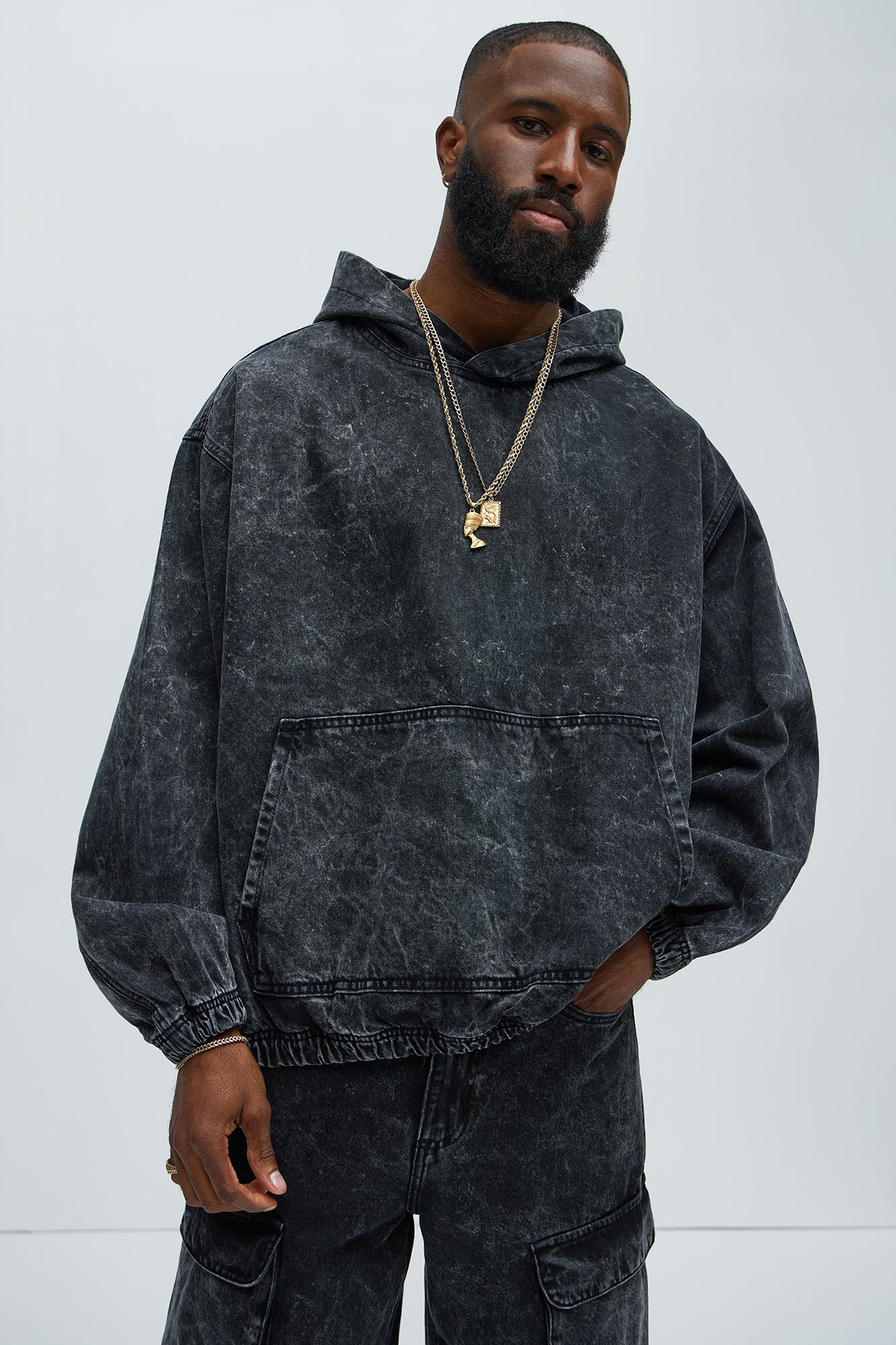 Clover Denim Pullover Jacket