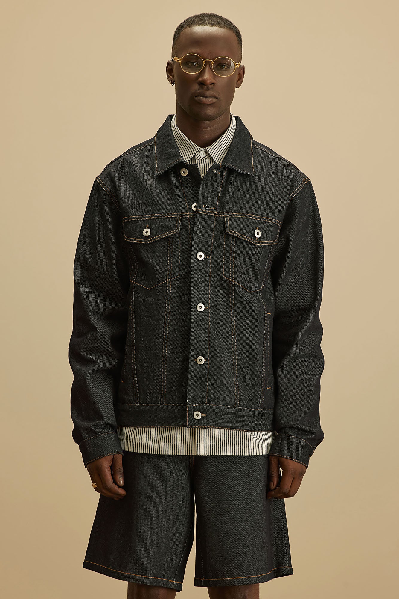 Collin Raw Denim Trucker Jacket