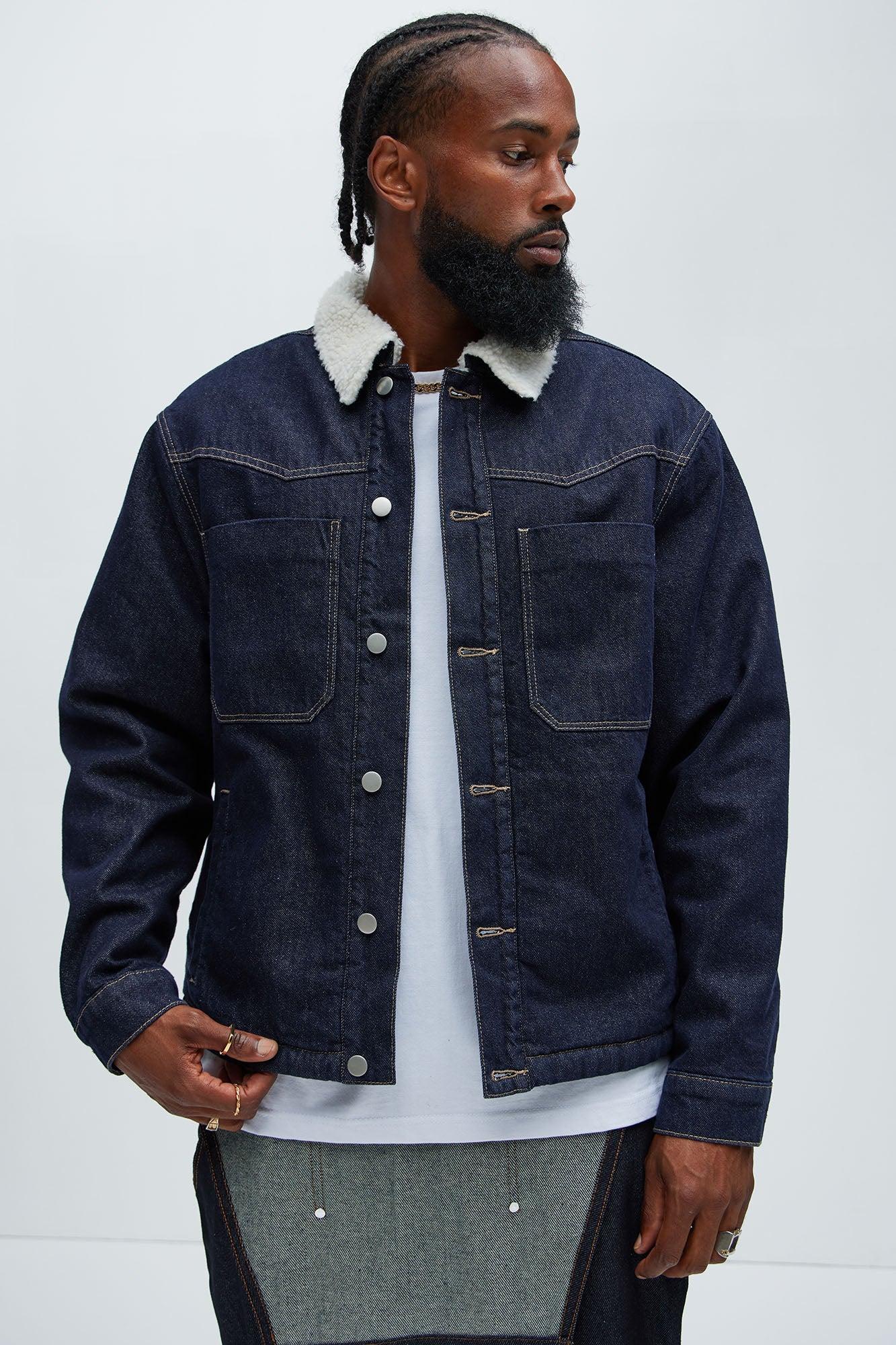 Paulie Contrast Trucker Jacket