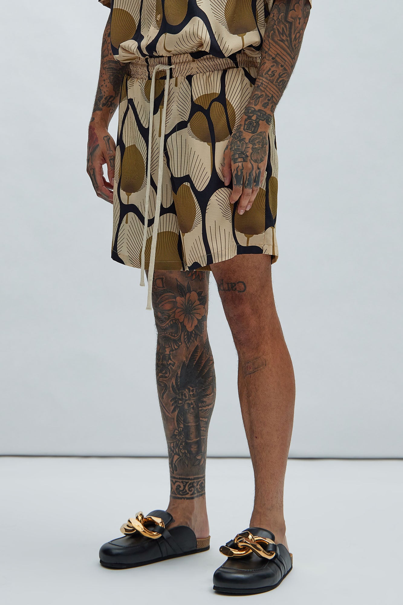 Sahara Textured Warmup Shorts