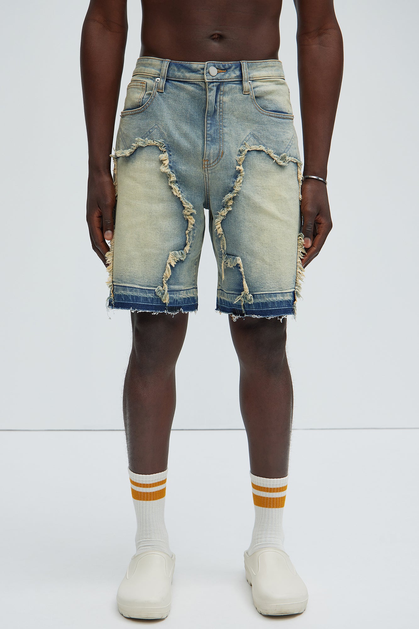 Barker Relaxed Denim Shorts