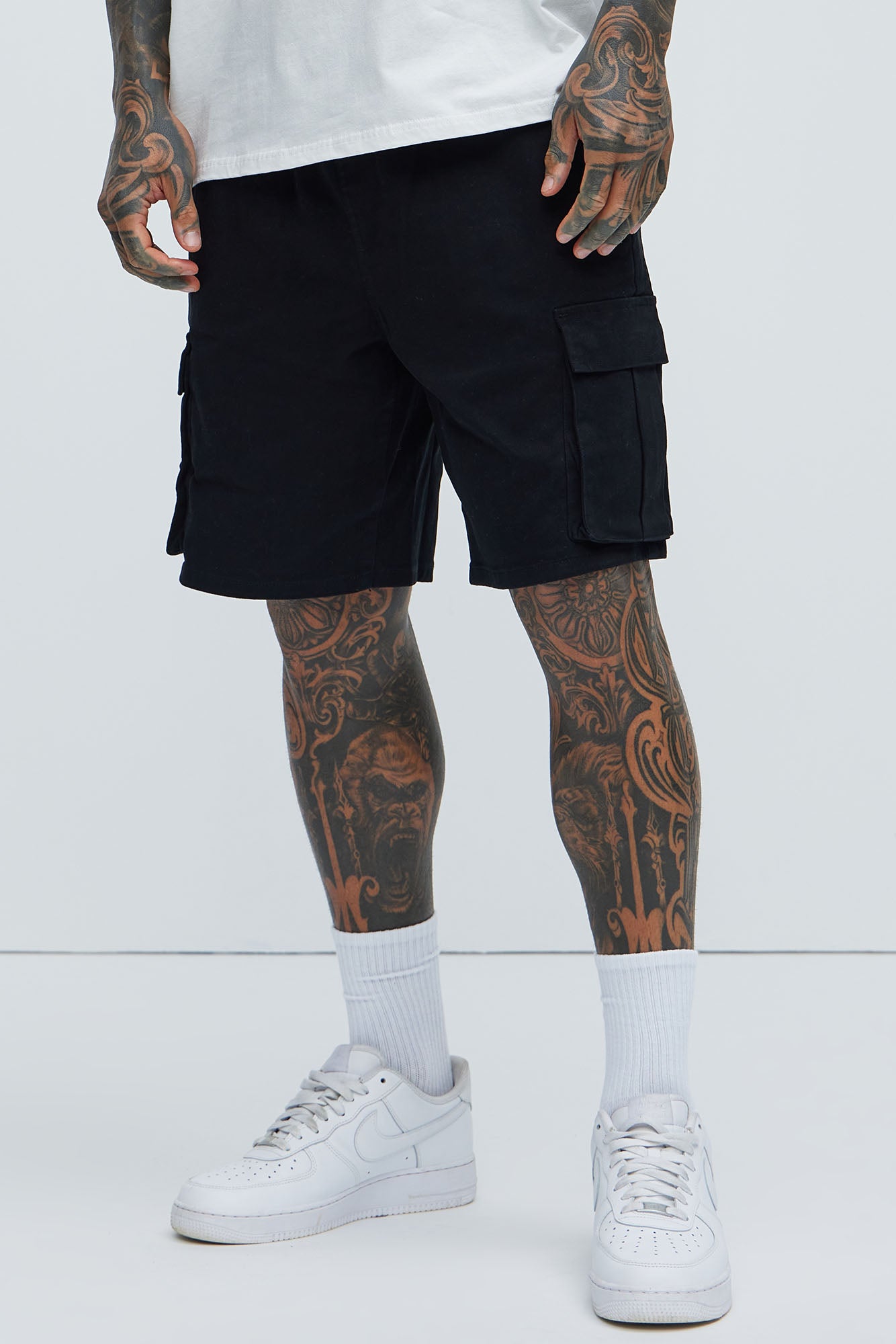 Twill Volley Cargo Shorts