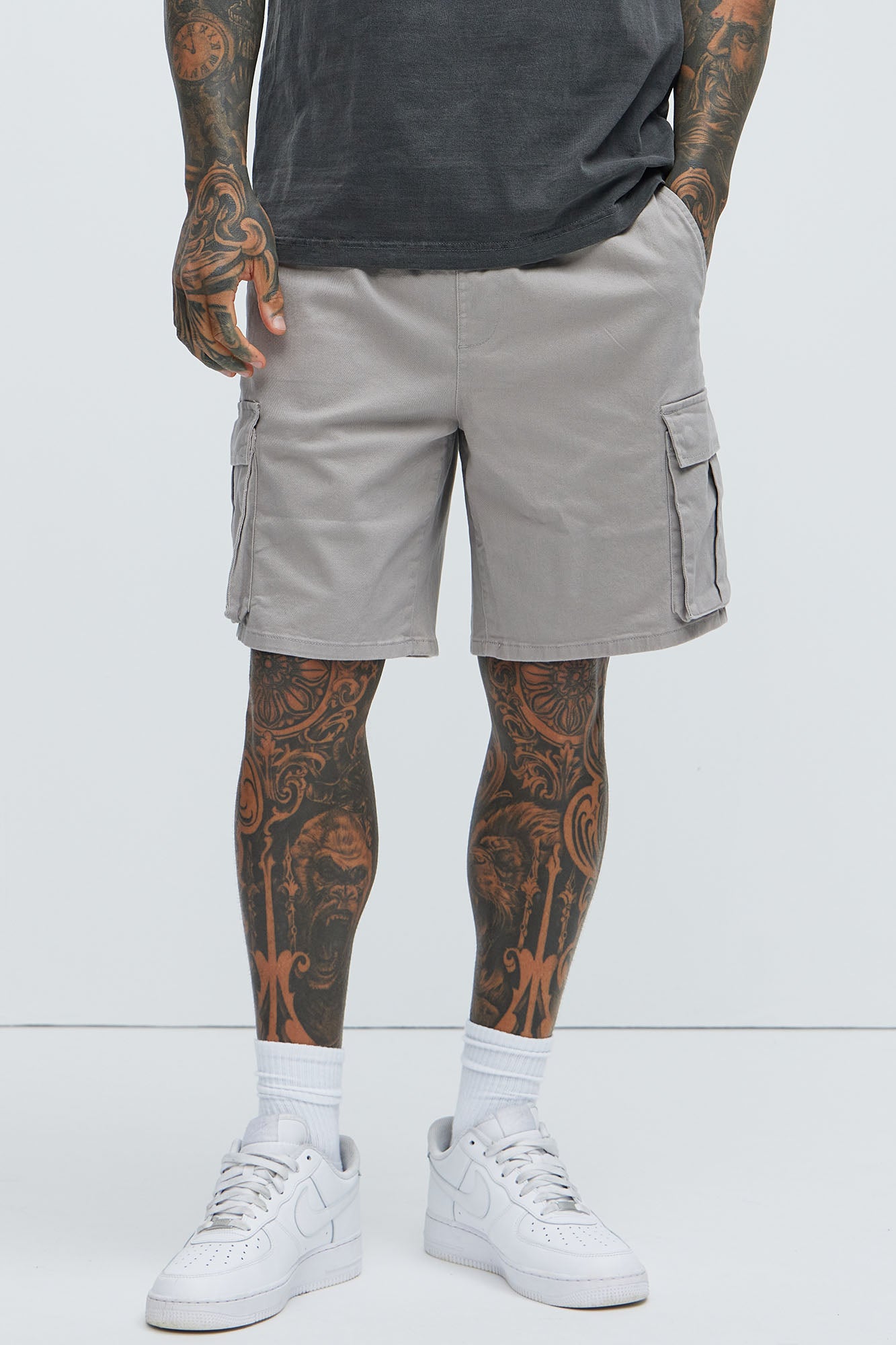 Twill Volley Cargo Shorts