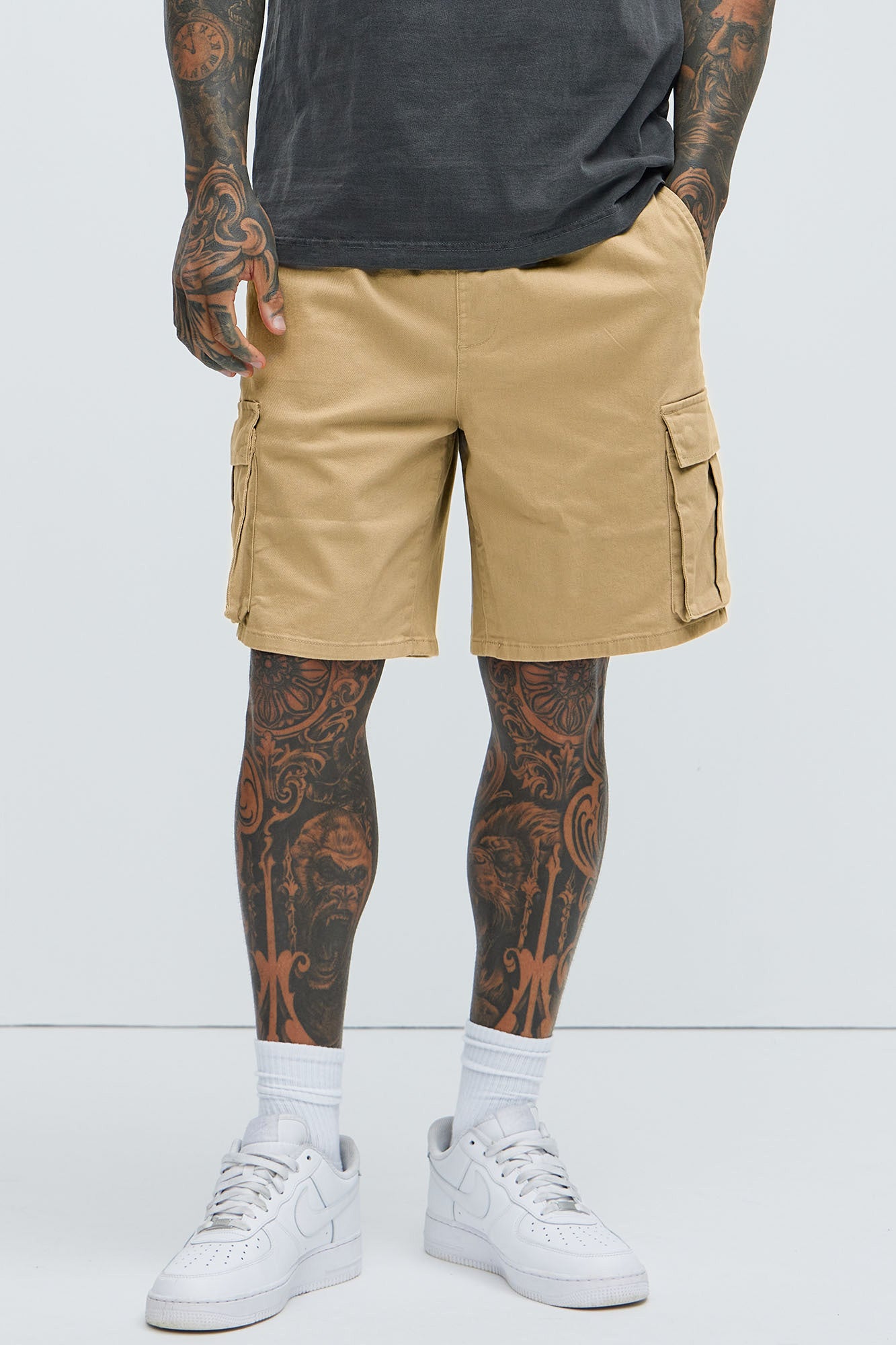 Twill Volley Cargo Shorts