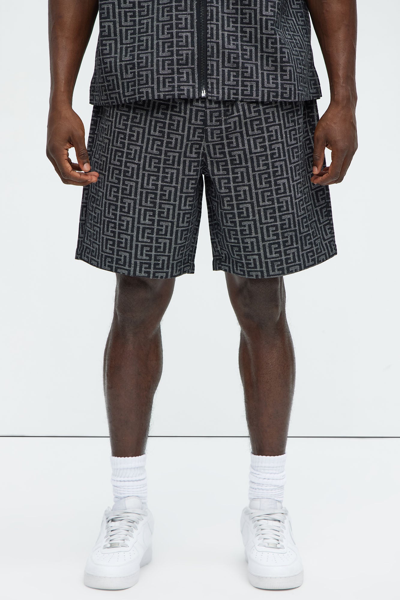 Fallon Jacquard Relaxed Shorts