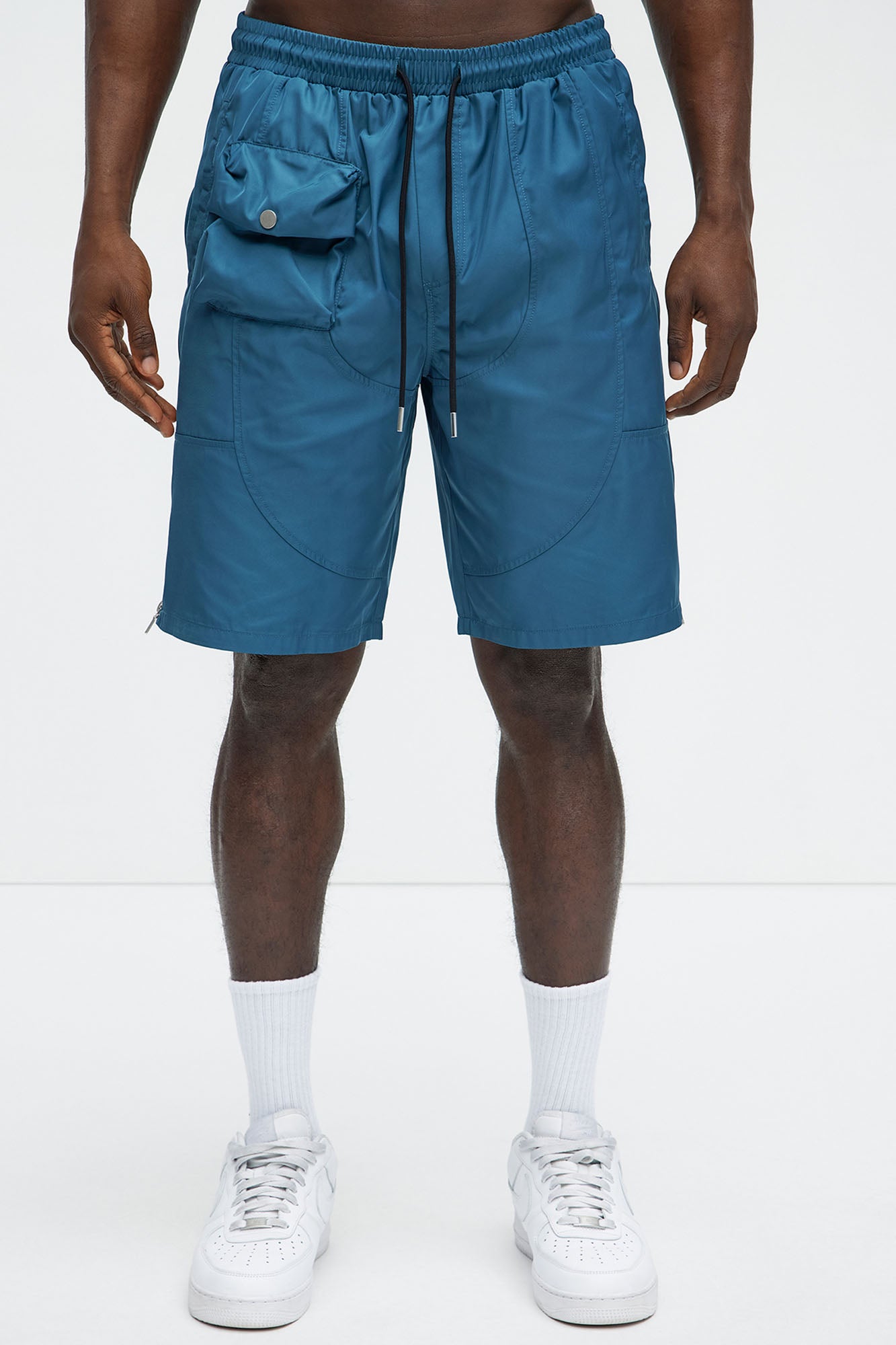 Zip Release Relaxed Tech Shorts