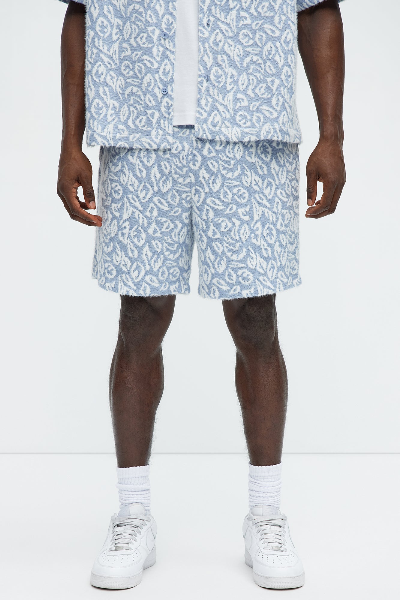 Jacquard Foliage Shorts