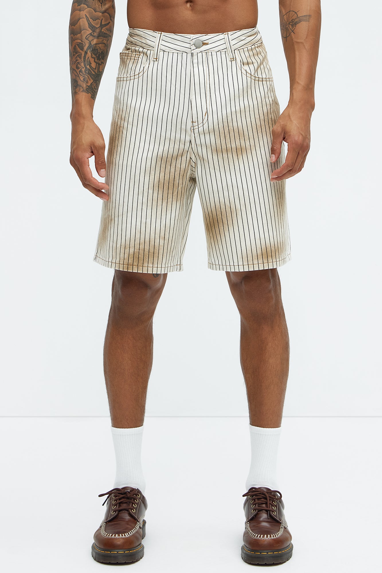 Byron Striped Relaxed Shorts