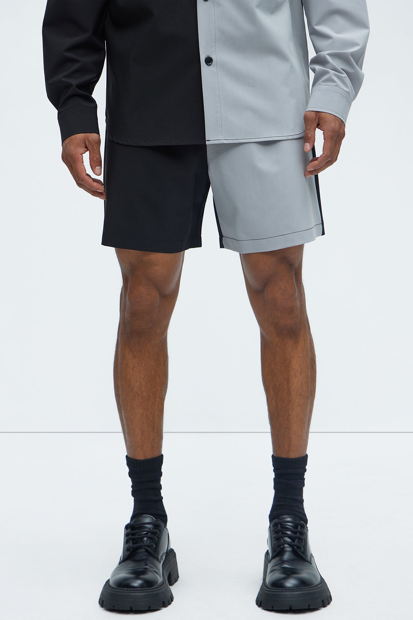Colorblock Casual Short