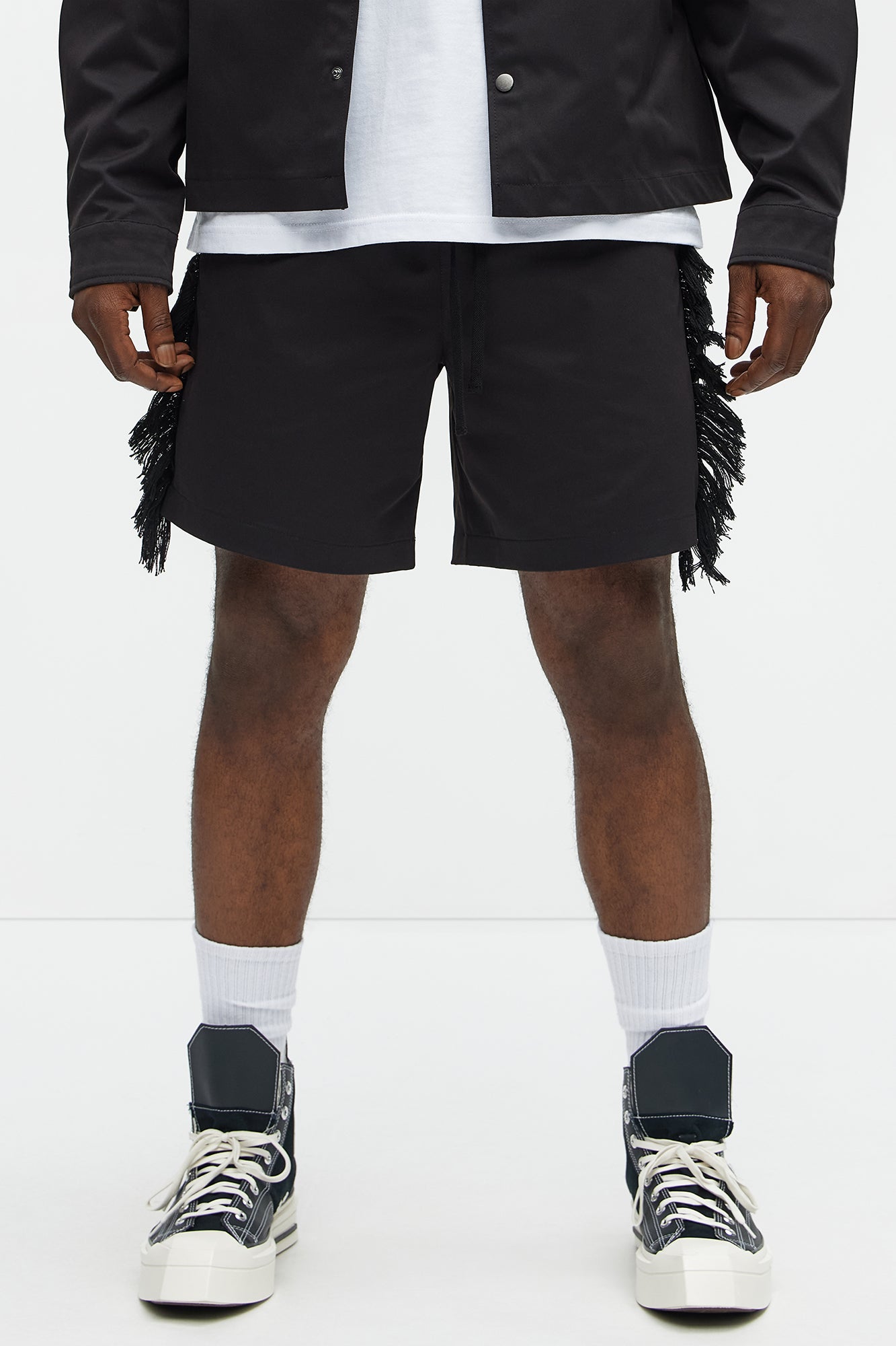 Nowhere Frayed Relaxed Shorts