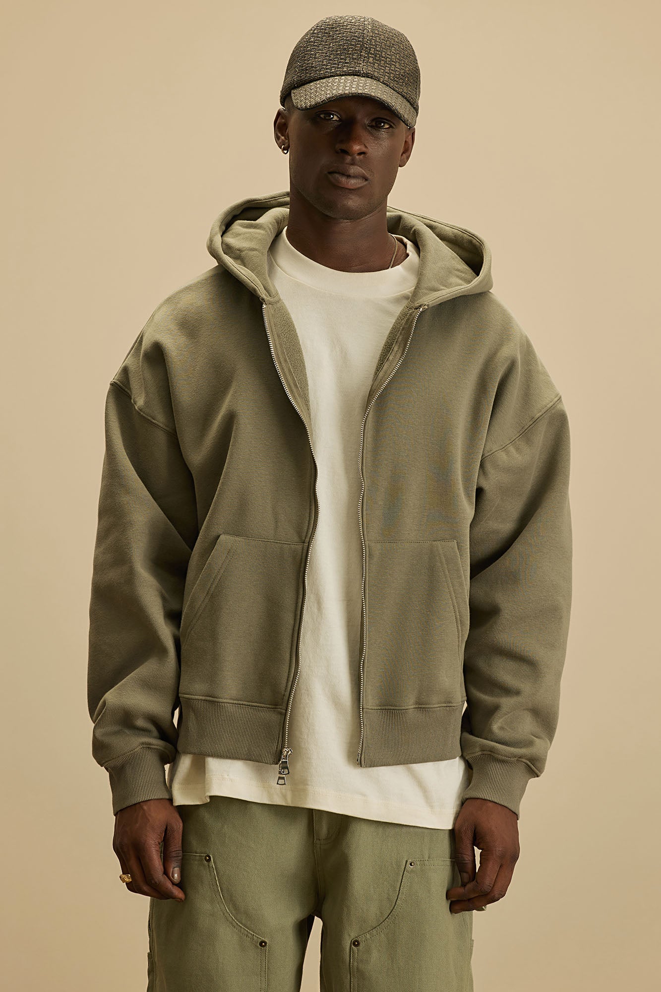 Tyson Oversized Heavyweight Zip Up