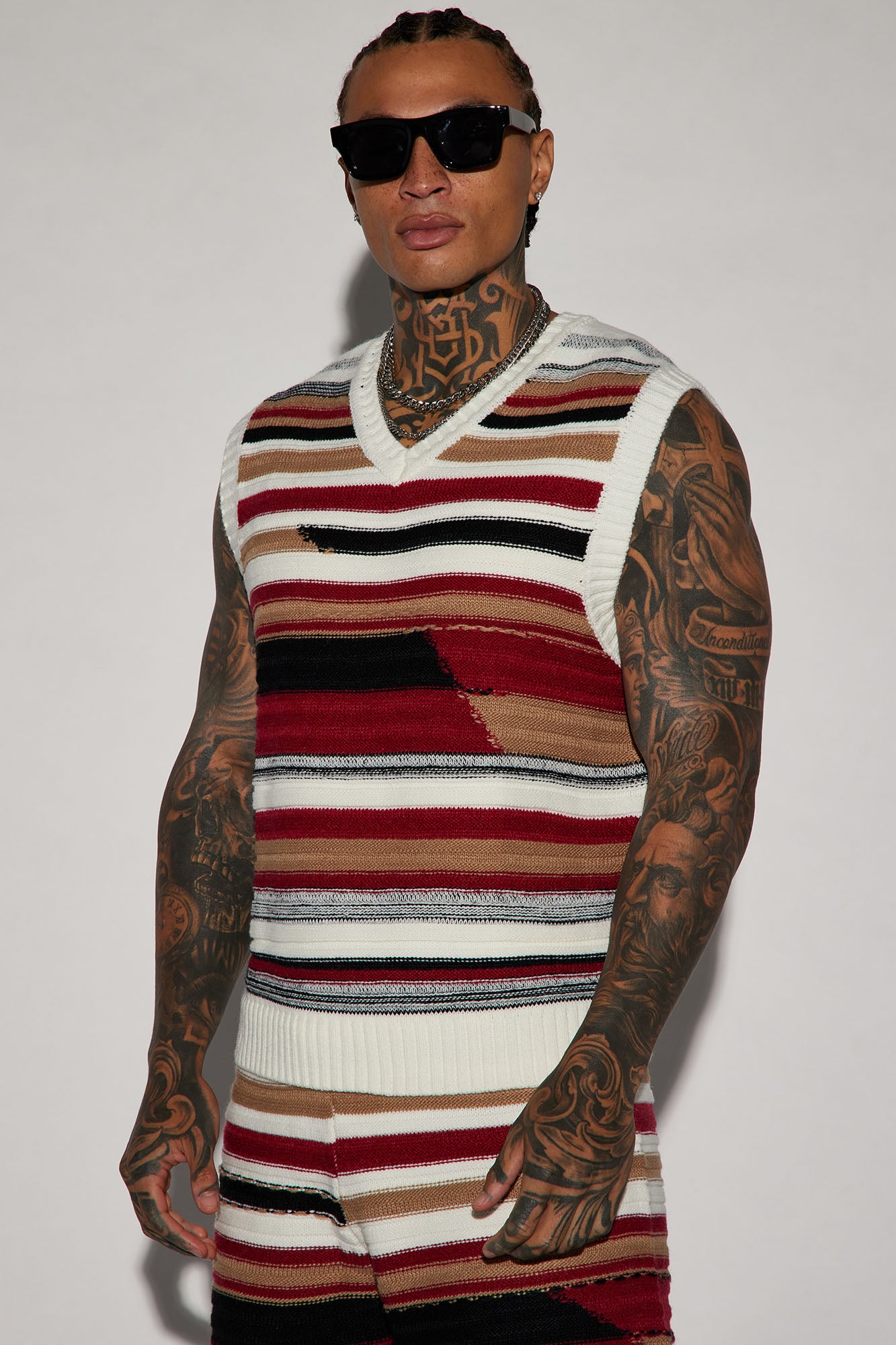 Striped Sweater Vest