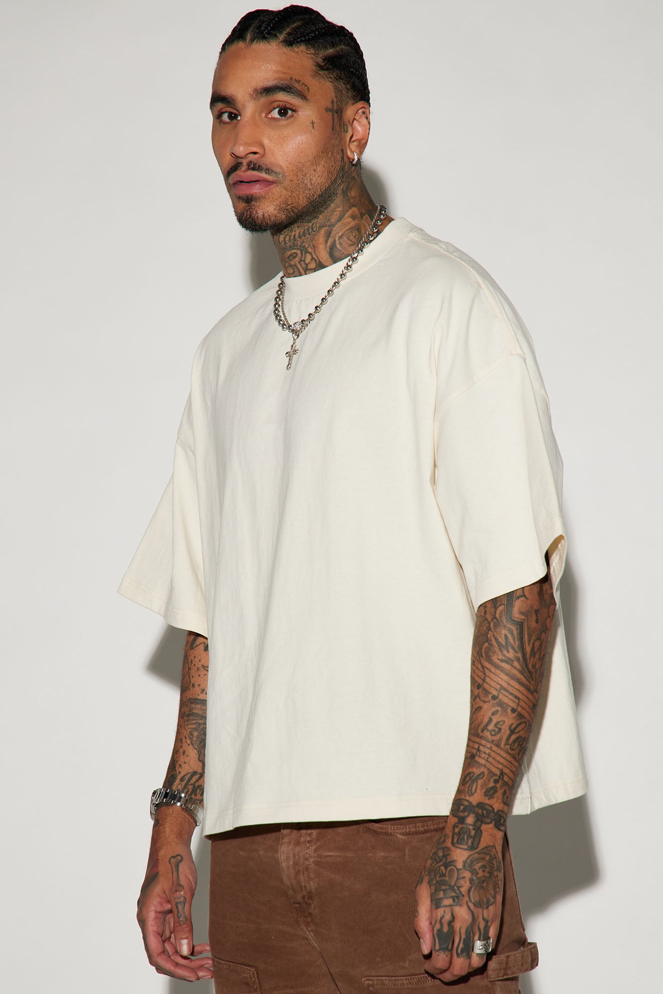 Boxy Cropped Heavyweight Short Sleeve Tee