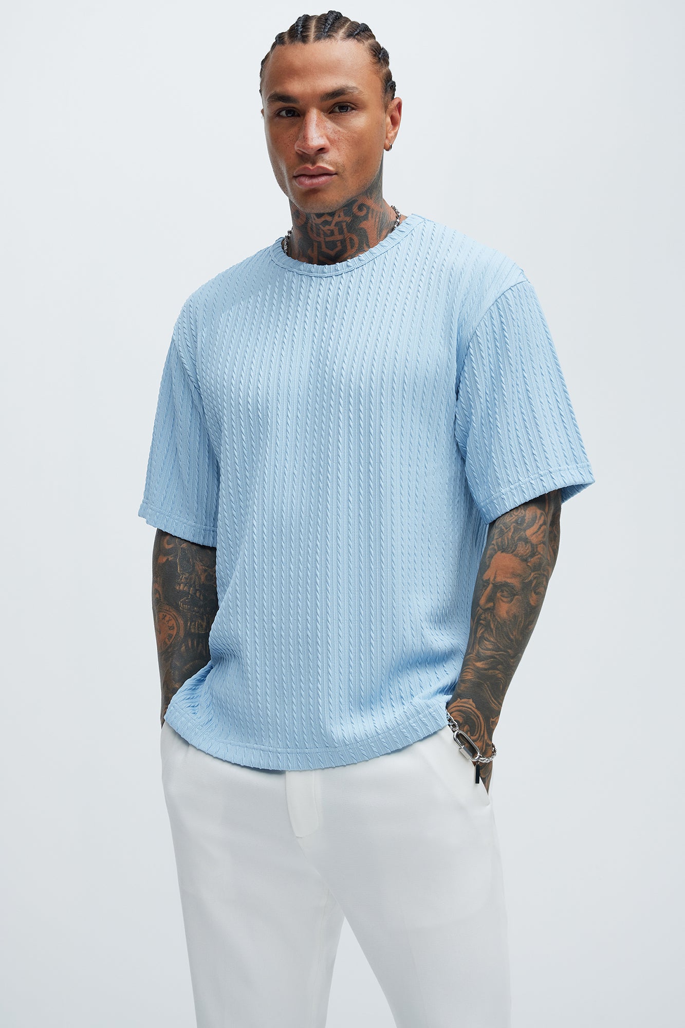 Rope Textured Relaxed Tee