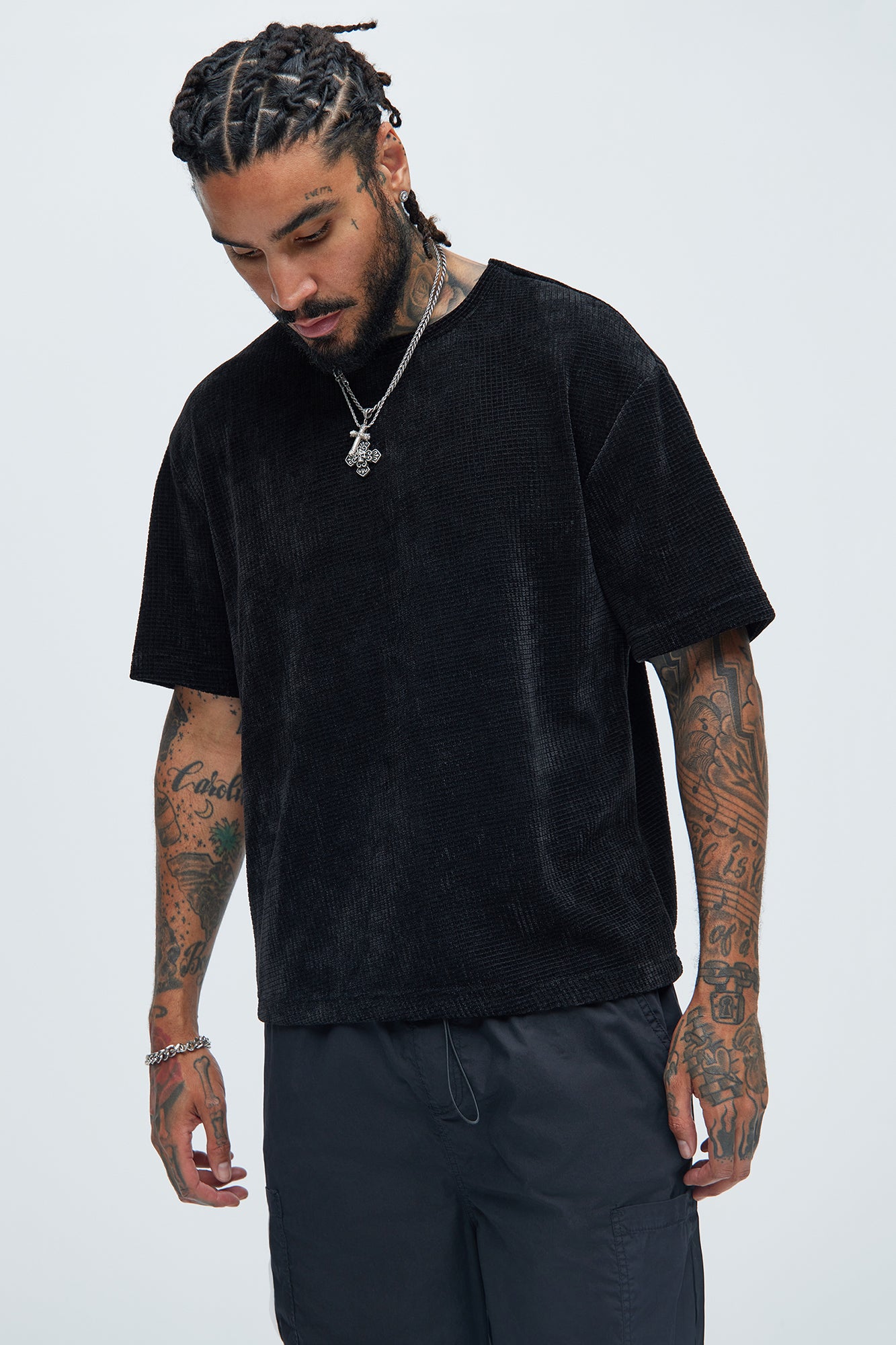 Greenville Waffle Knit Relaxed Short Sleeve Tee