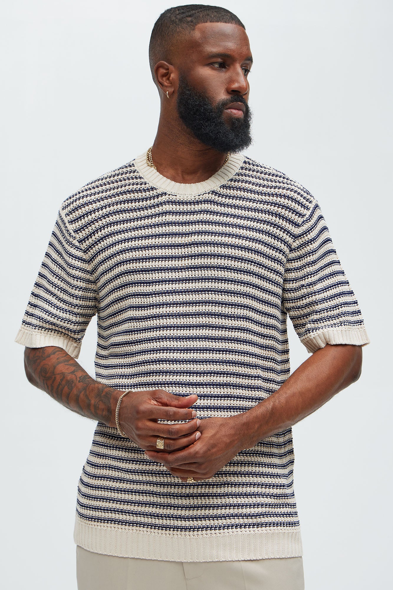 Westville Knitted Stripe Tee