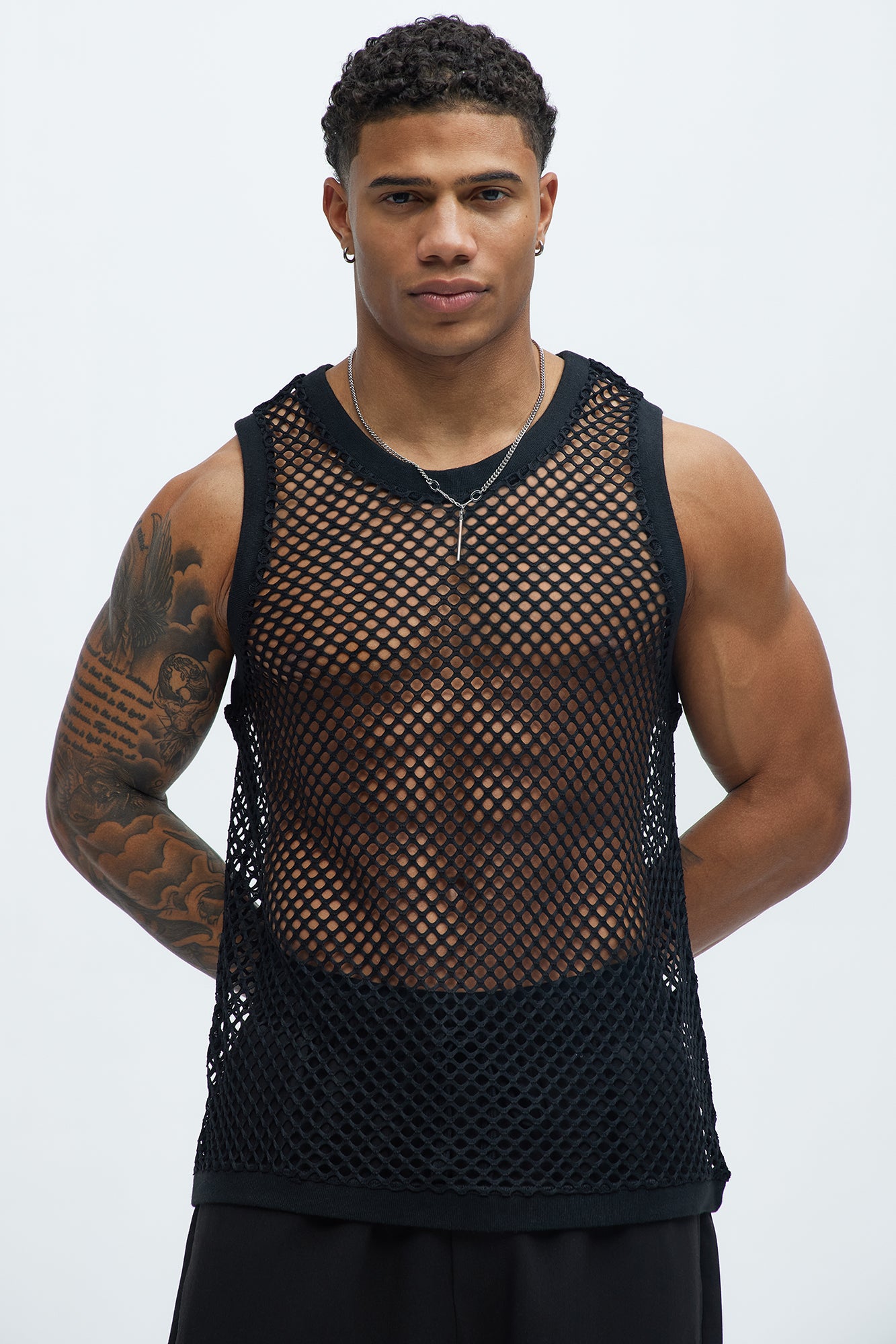 Diamond Mesh Muscle Tank