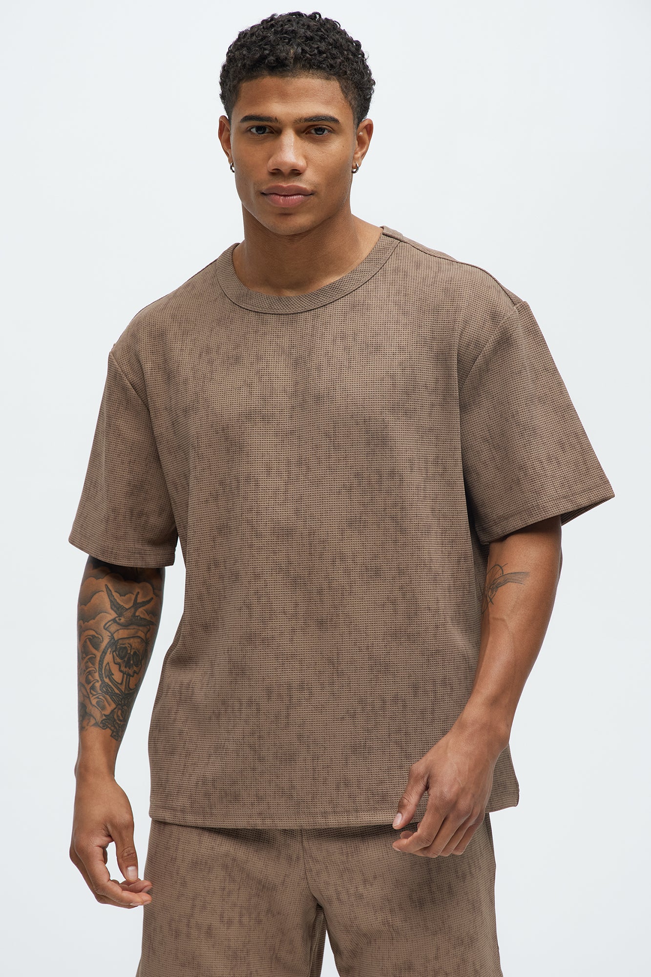 Kerwin Waffle Texture Short Sleeve Tee