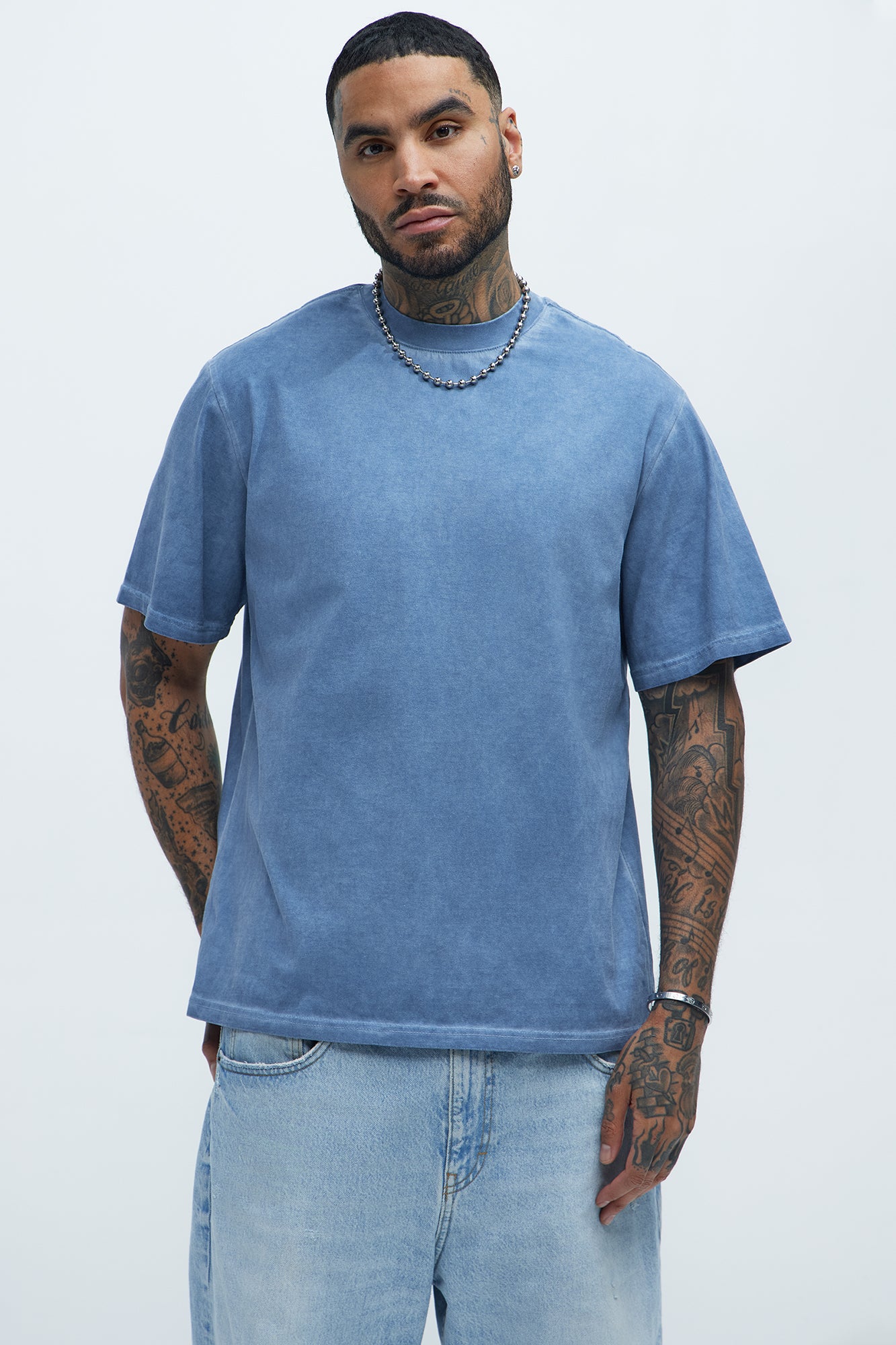 Tinted Wash Oversized Heavyweight Short Sleeve Tee