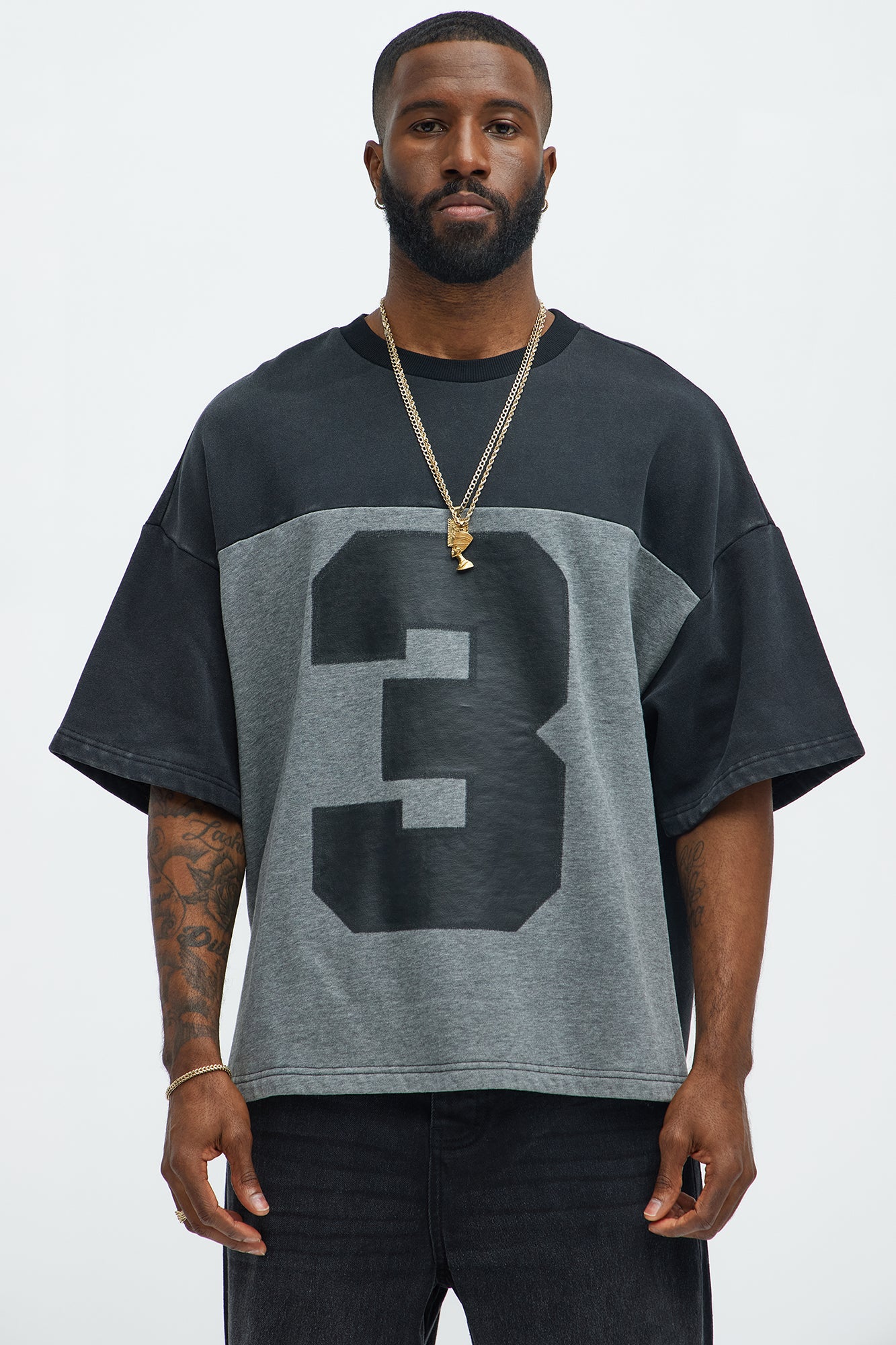 Kyle Color Block Oversized Tee