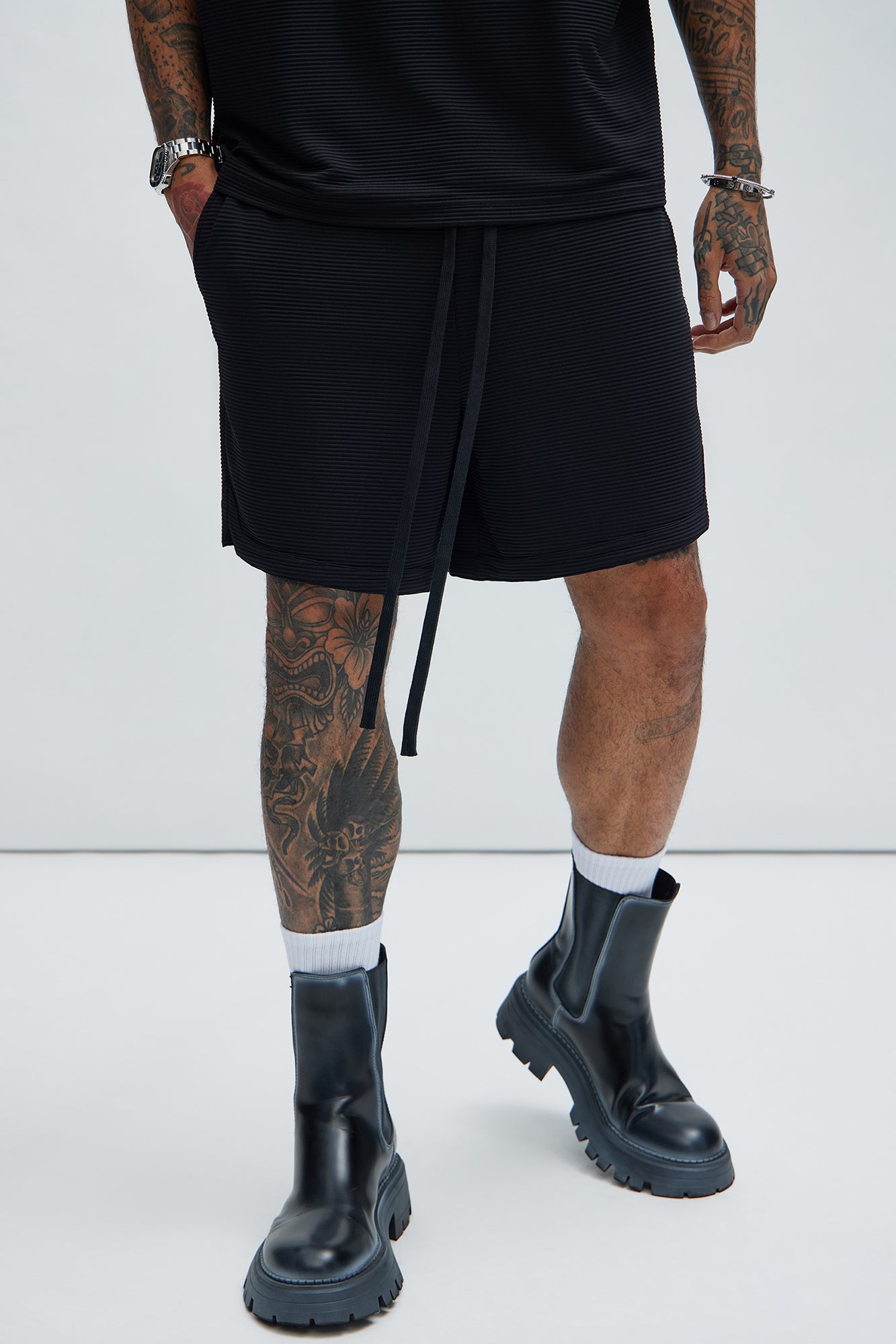 Zyler Textured Shorts