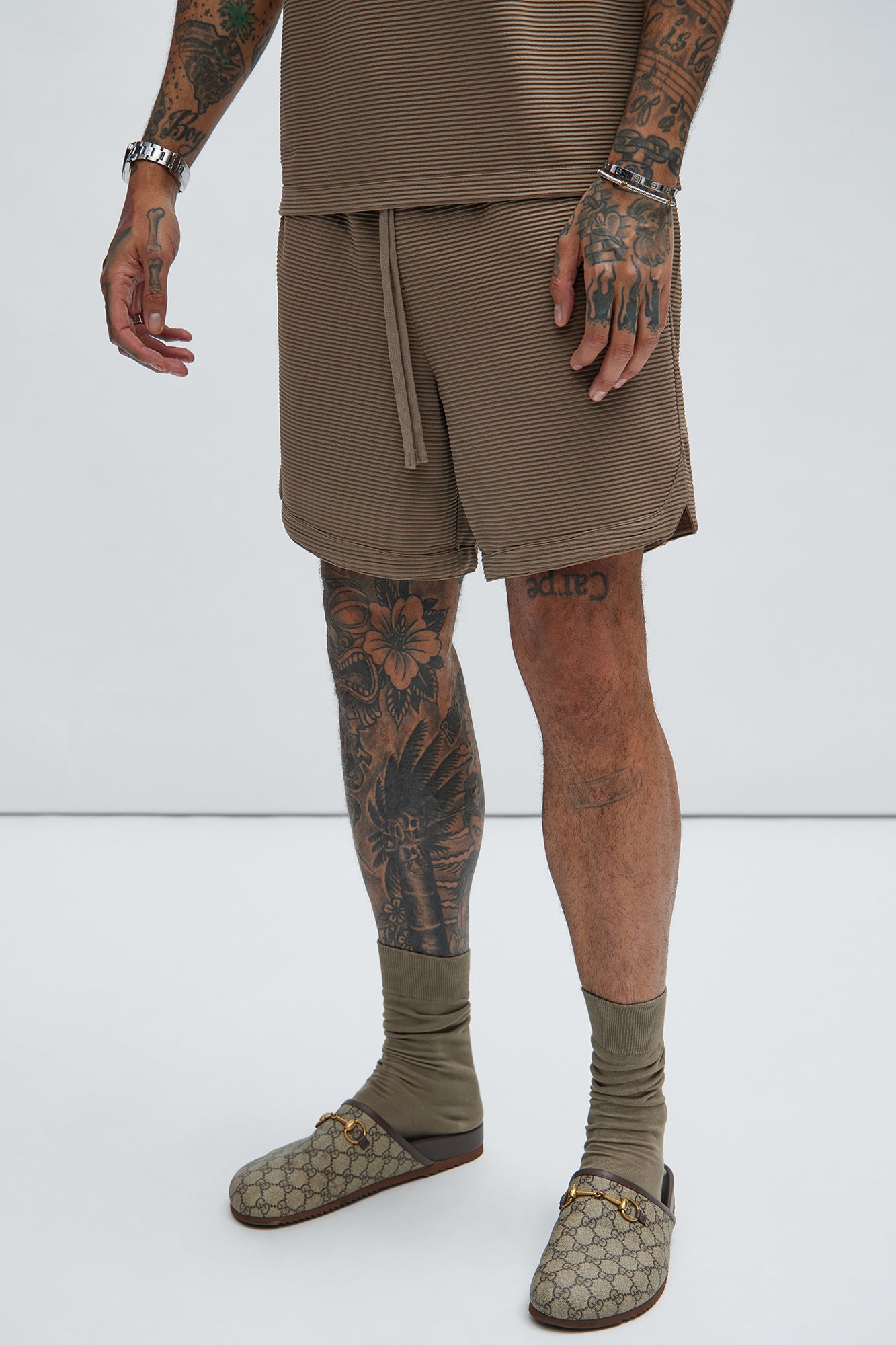 Zyler Textured Shorts