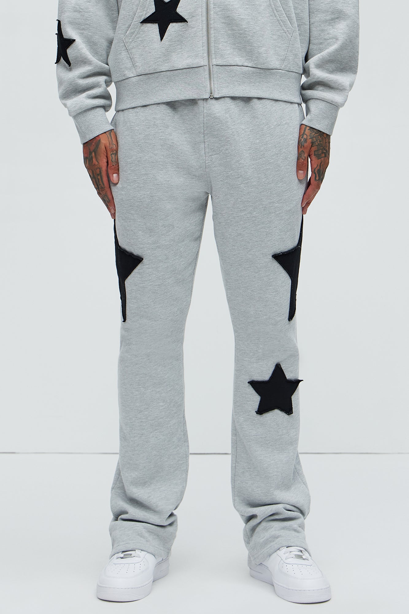 Tyson Stars Skinny Flared Sweatpants