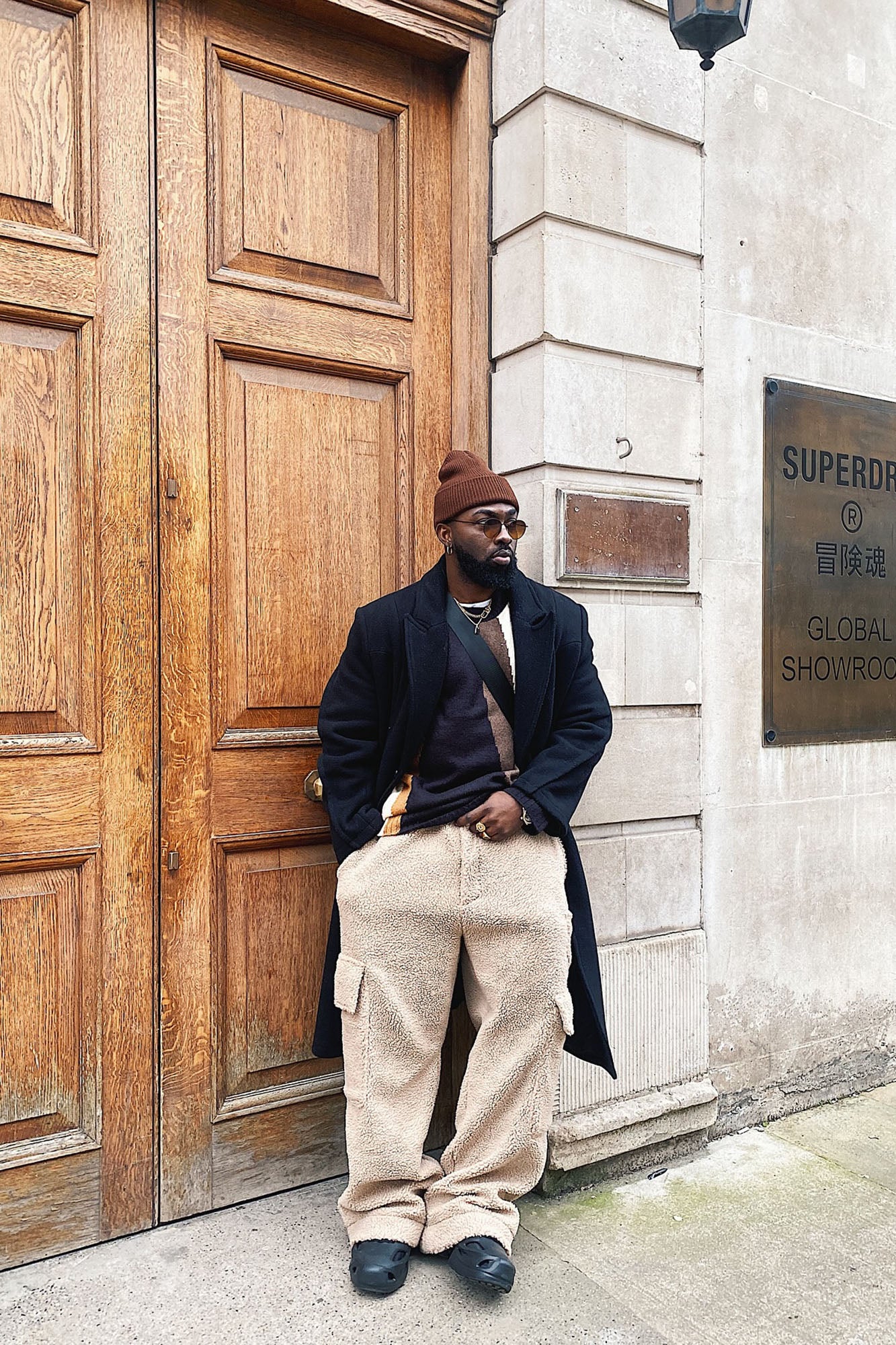 Axel Polar Fleece Baggy Cargo Pants