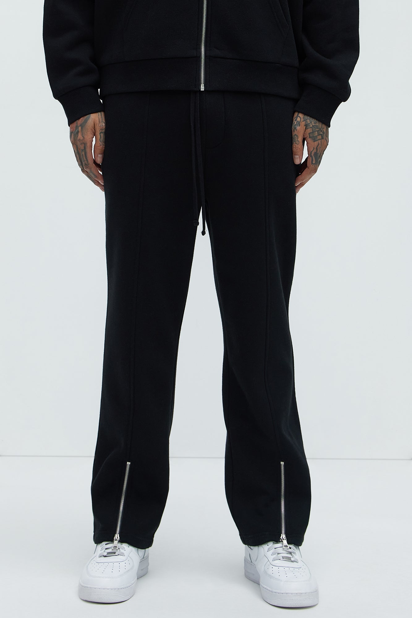Tyson Elm Zip Hem Straight Sweatpants