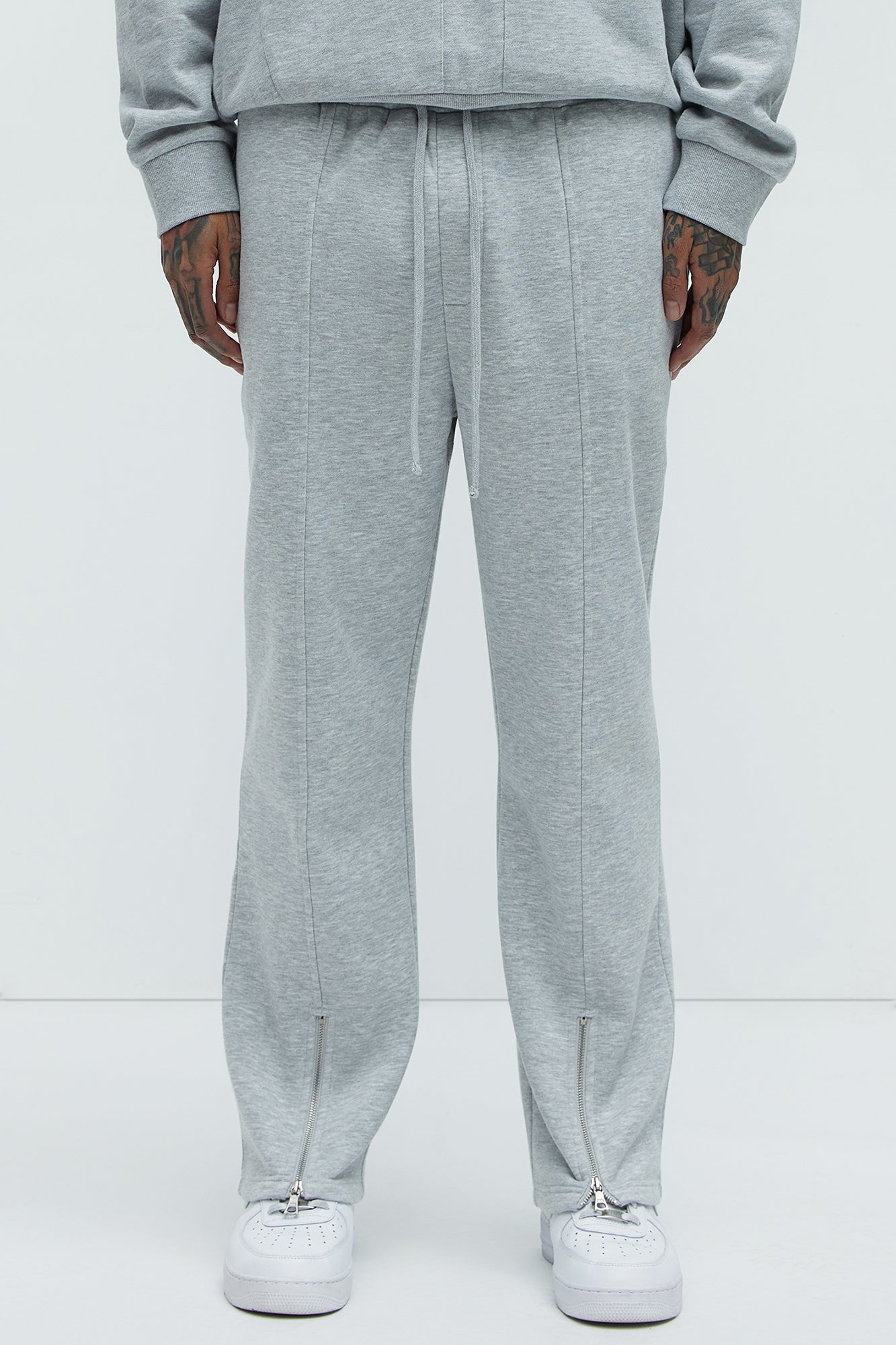 Tyson Elm Zip Hem Straight Sweatpants