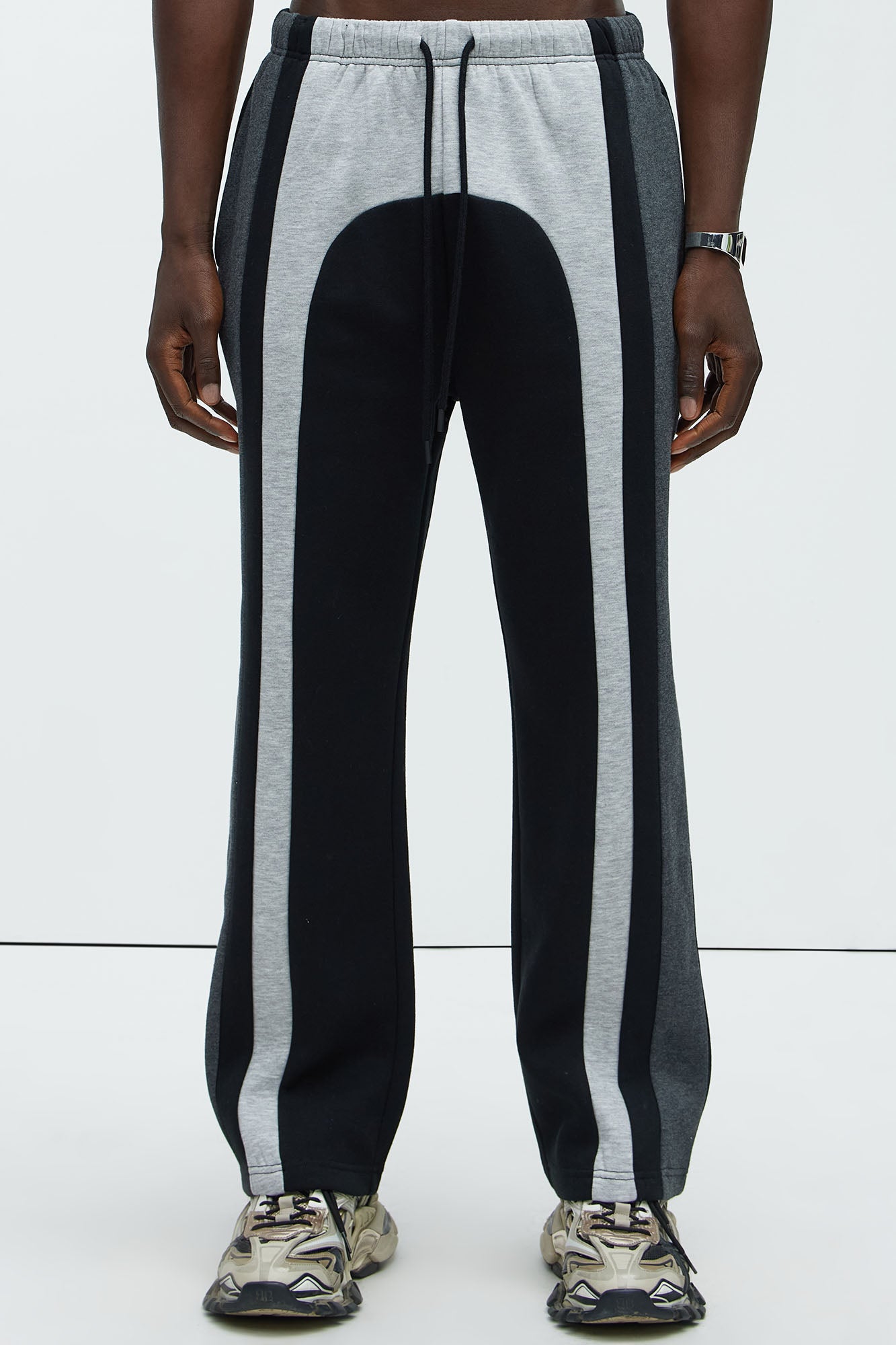 Tyson Paneled Straight Sweatpants