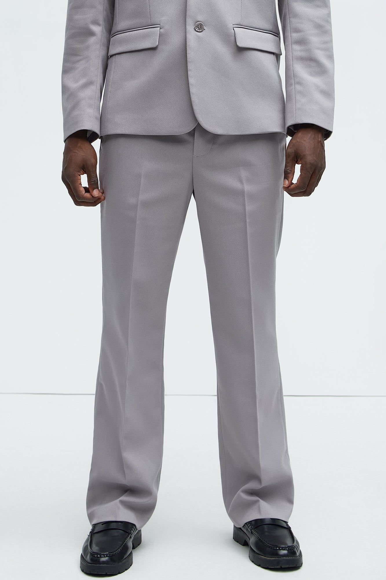 Kevin Twill Textured Straight Trousers
