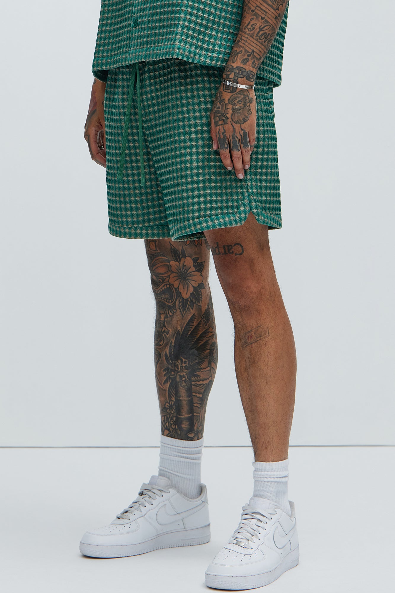 Dimensional Textured Warmup Shorts