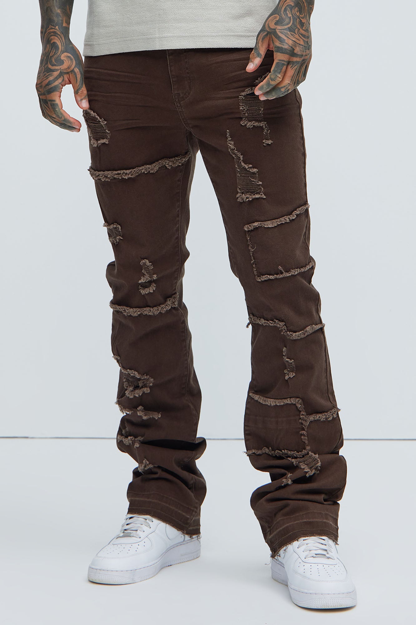 Manchester Stacked Skinny Flare Pants