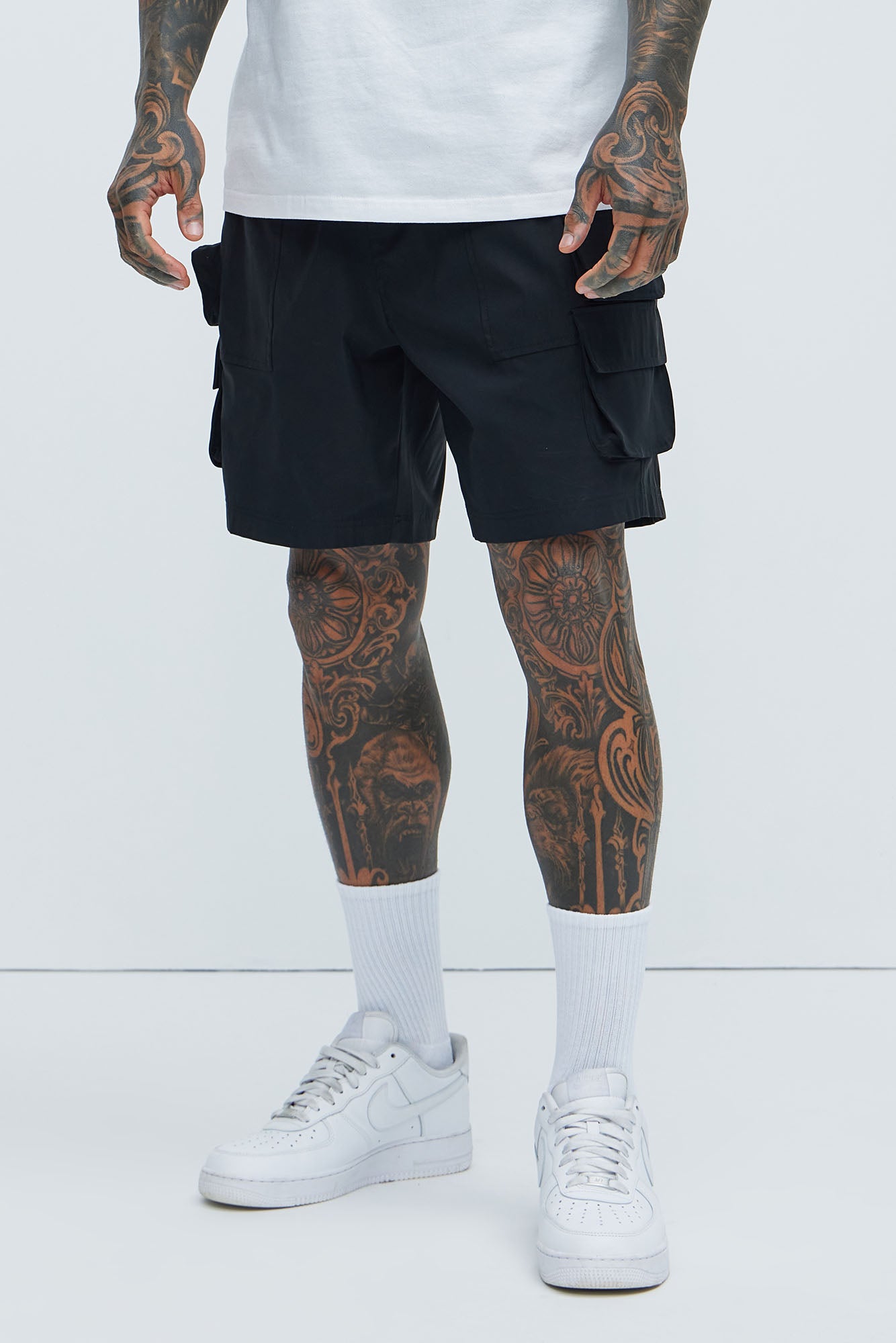 Catch Up Nylon Cargo Shorts