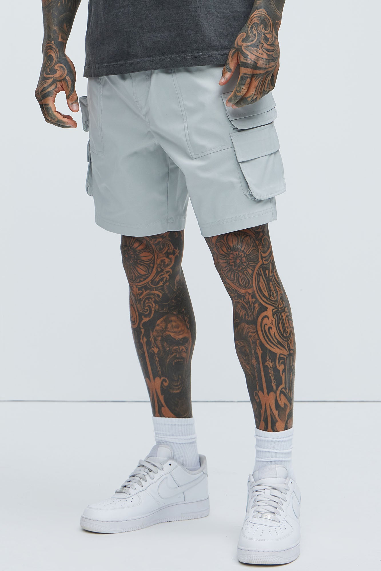 Catch Up Nylon Cargo Shorts