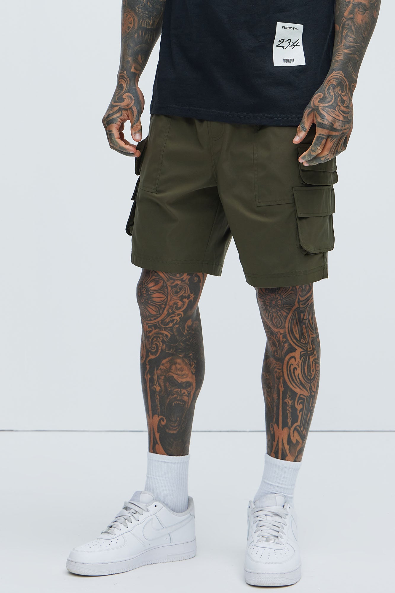 Catch Up Nylon Cargo Shorts