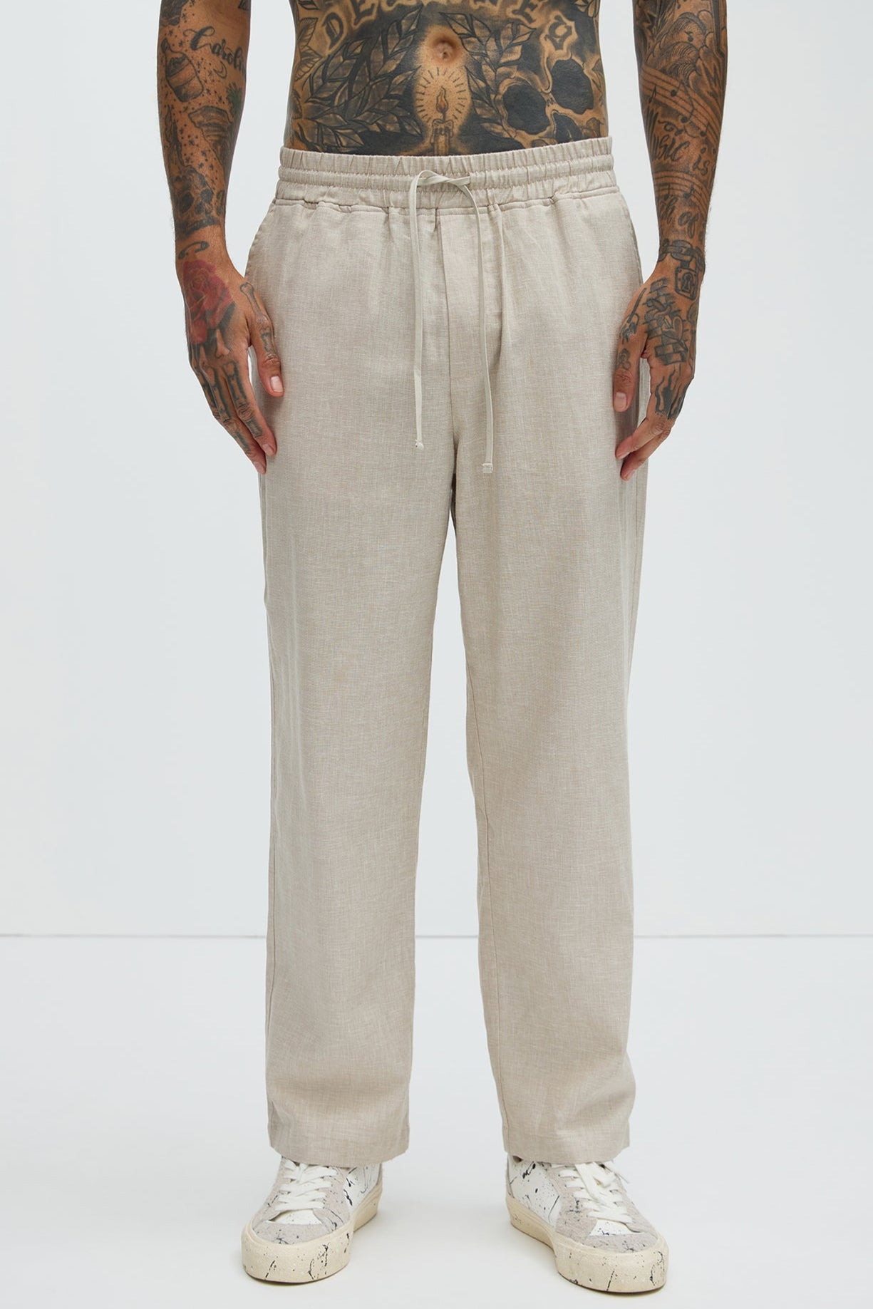 Bahamas Straight Linen Pants