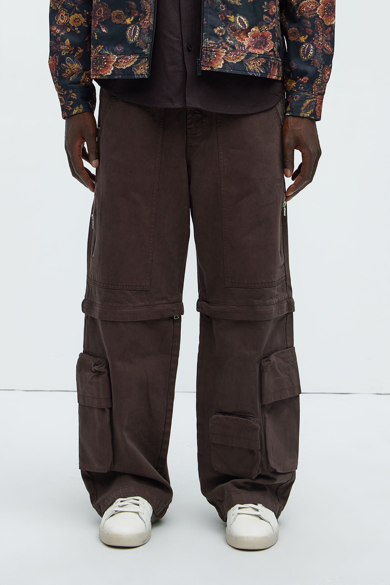 Maybe Next Time Zip Off Baggy Cargo Pants