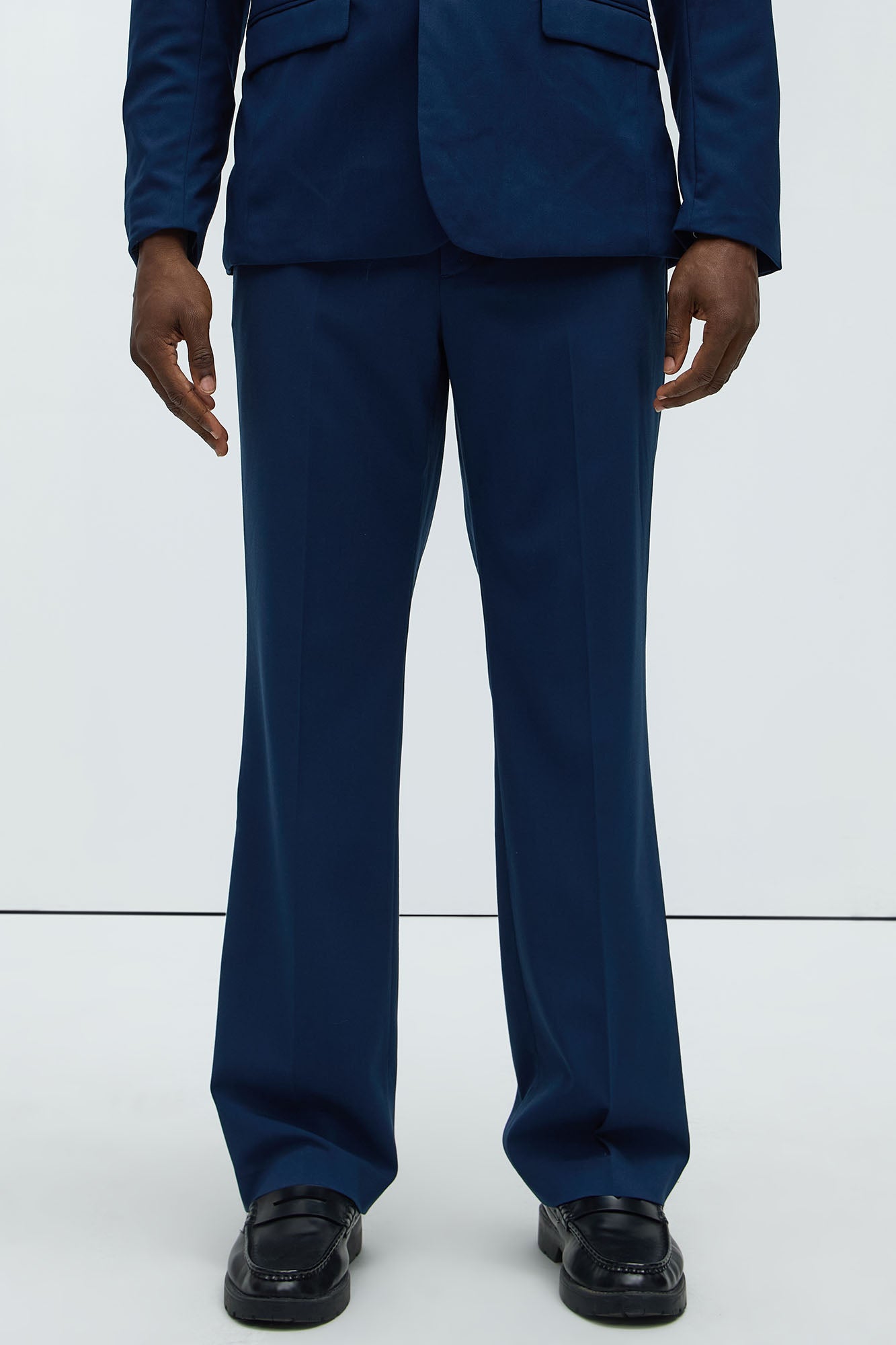 Modern Stretch Straight Trousers