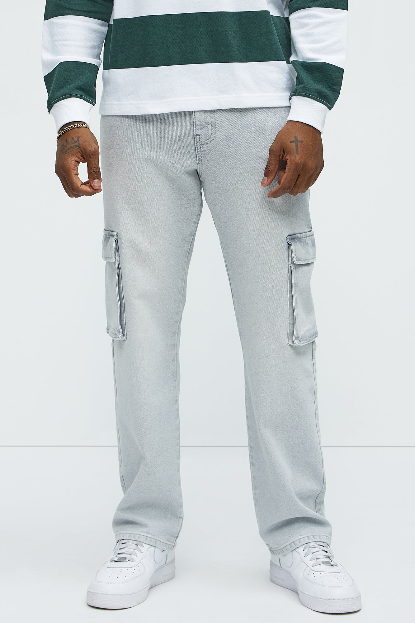 Classic Straight Cargo Jeans