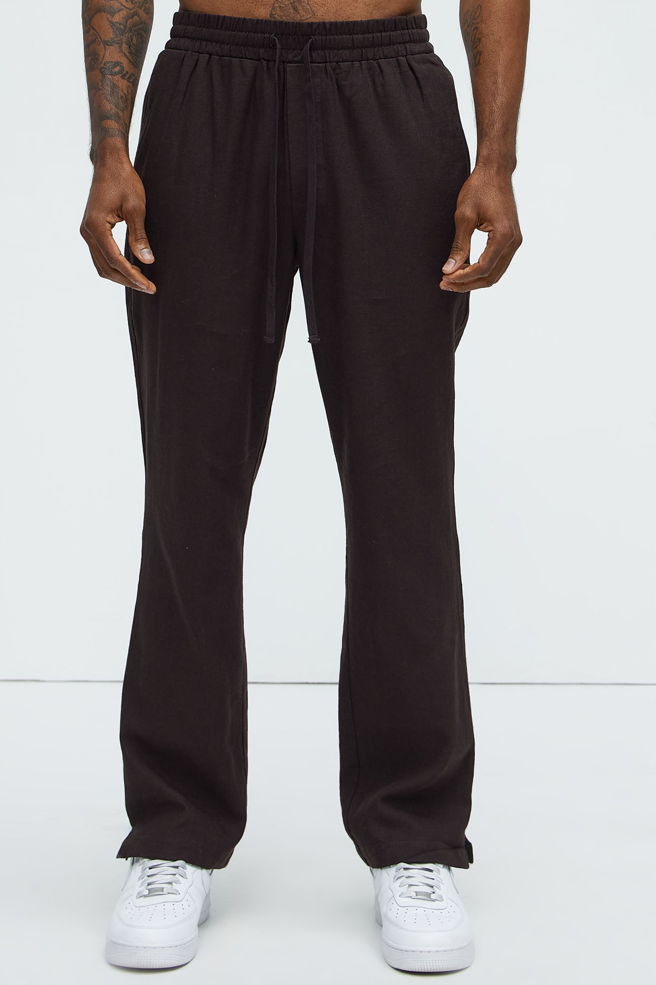 Bahamas Linen Slim Pull On Pants