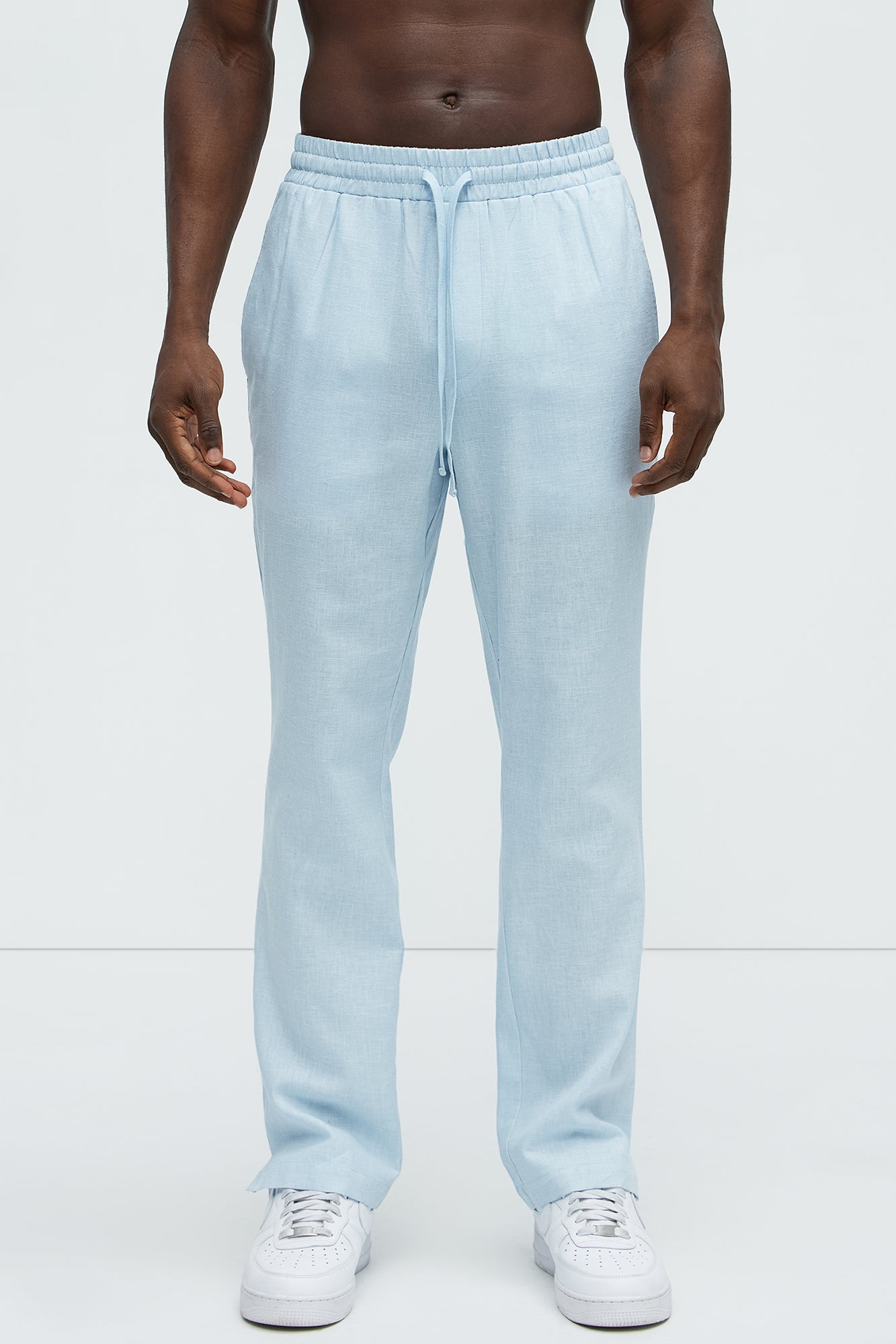 Bahamas Linen Slim Pull On Pants