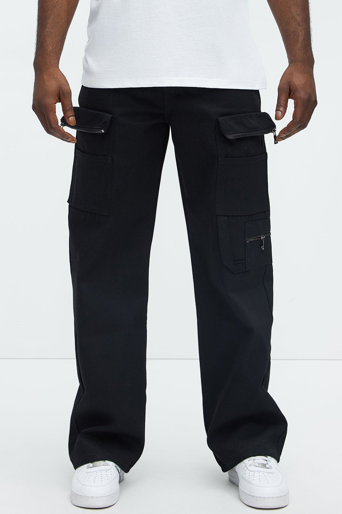 Go With It Cargo Baggy Pants