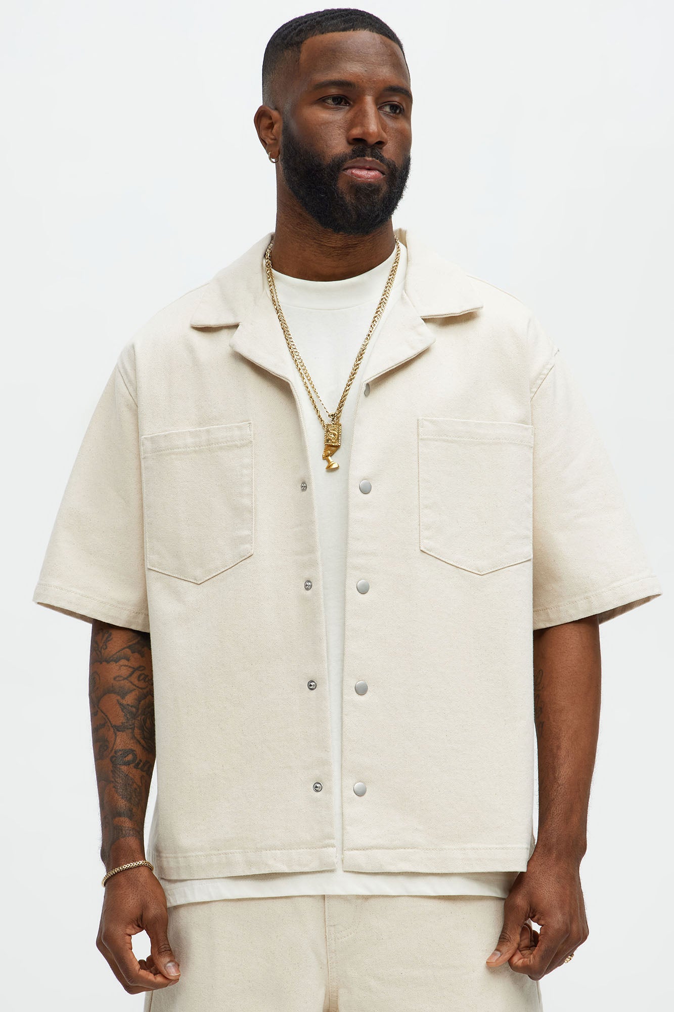 Colin True Denim Button Up Shirt